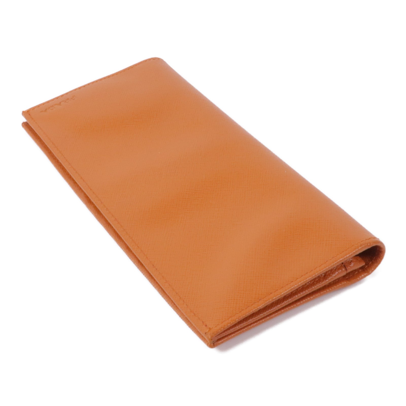 PRADA Saffiano皮革Long Wallet銀扣長錢包