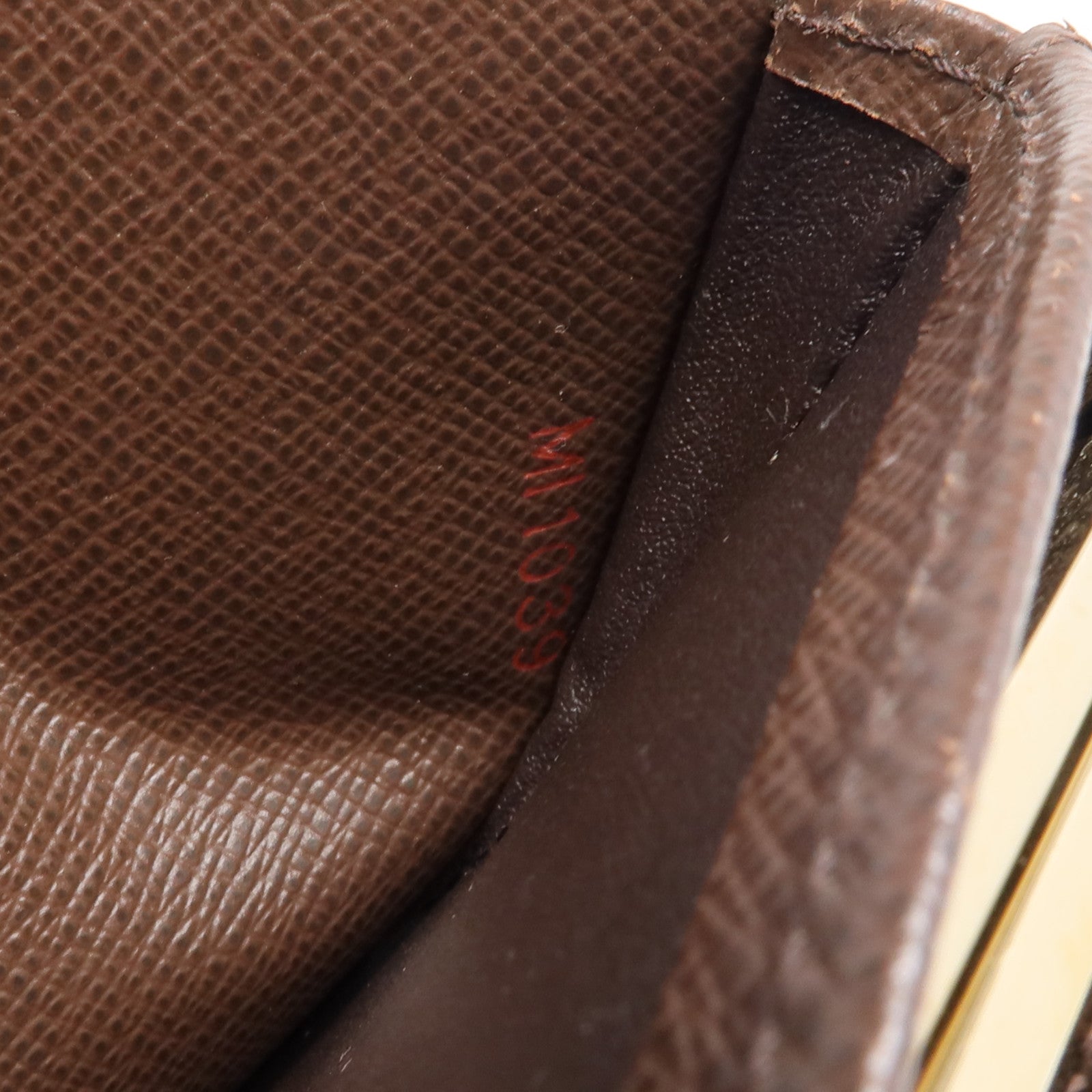 LOUIS VUITTON 【激減優惠】Damier Porte Monnaie Wallet金扣錢包