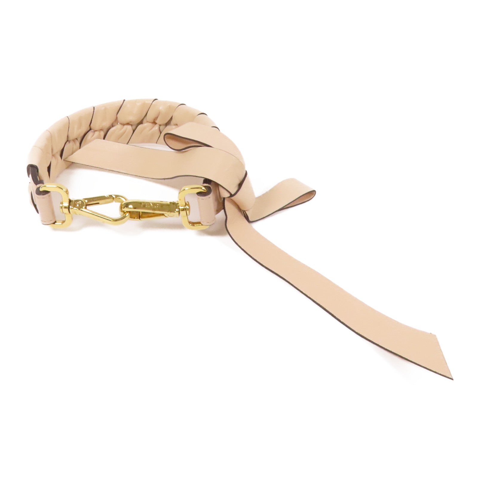 FENDI 【激減優惠】牛皮皮革Strap金扣手提帶