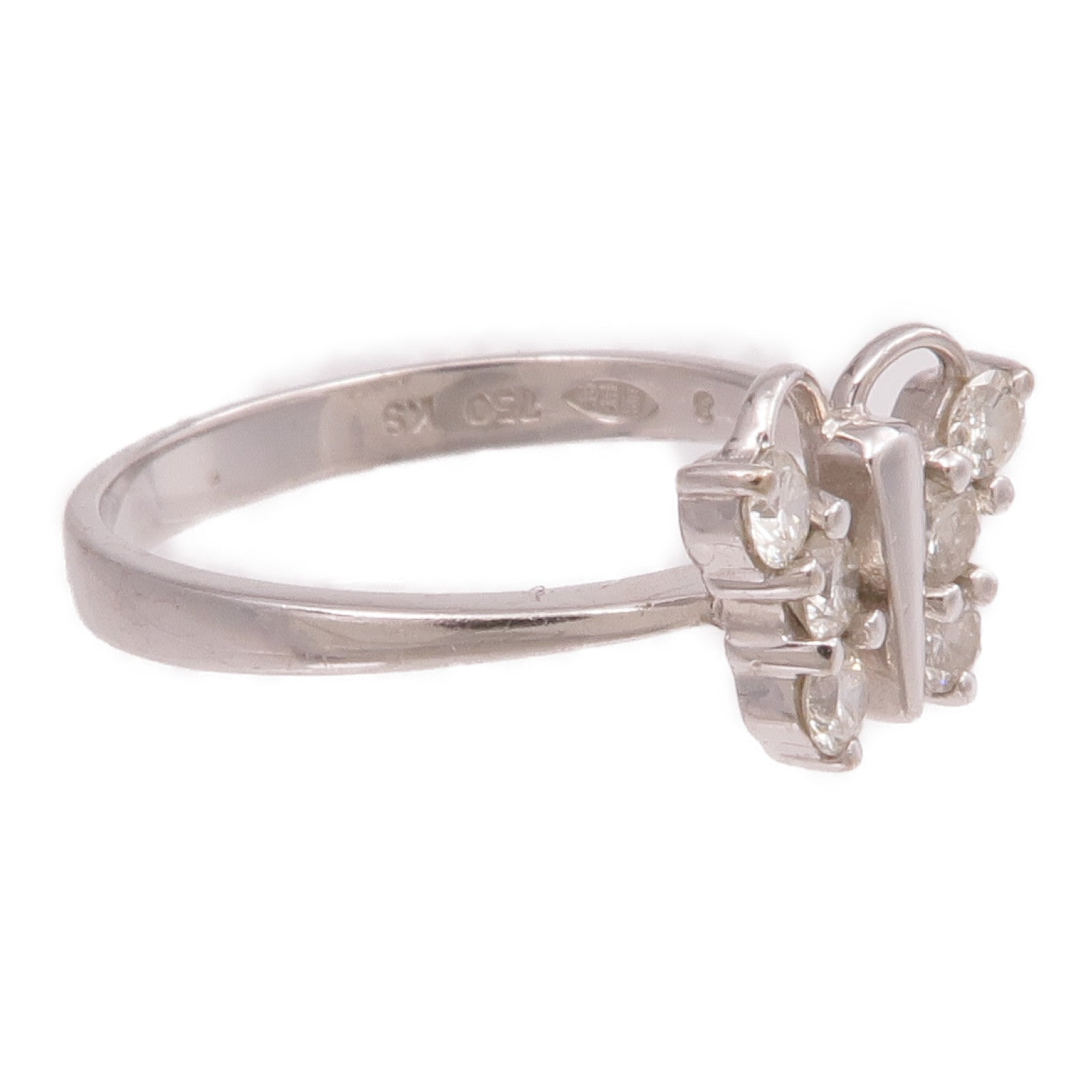JEWELRY 18K白金Diamond Ring鑽石戒指US#6