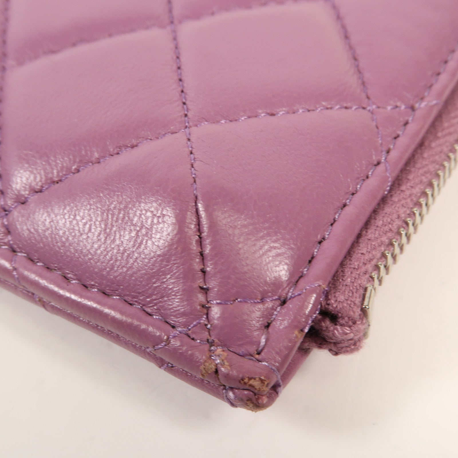 CHANEL 羊皮皮革Clutch Bag銀扣手拿包