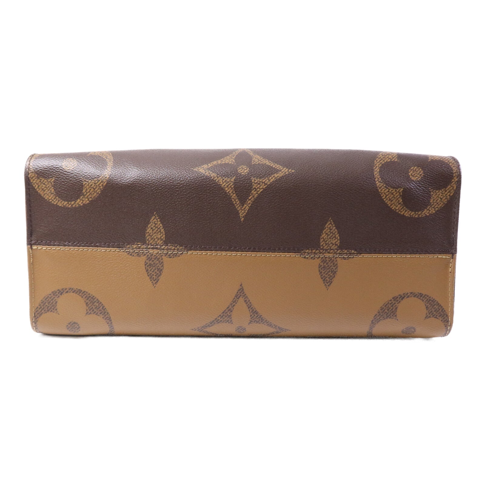 LOUIS VUITTON Monogram Giant On The Go MM金扣手挽肩背兩用袋