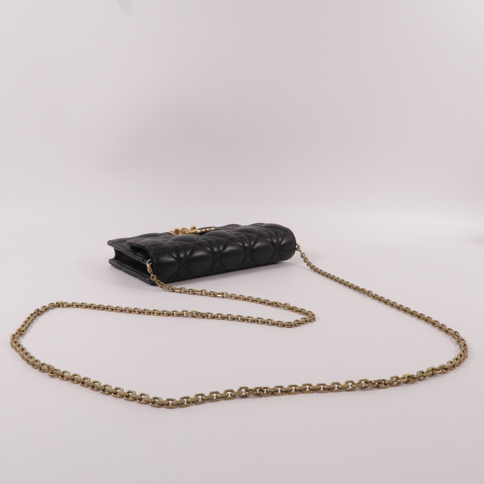Dior 羊皮皮革Dior Addict Wallet On Chain鏈帶肩背袋