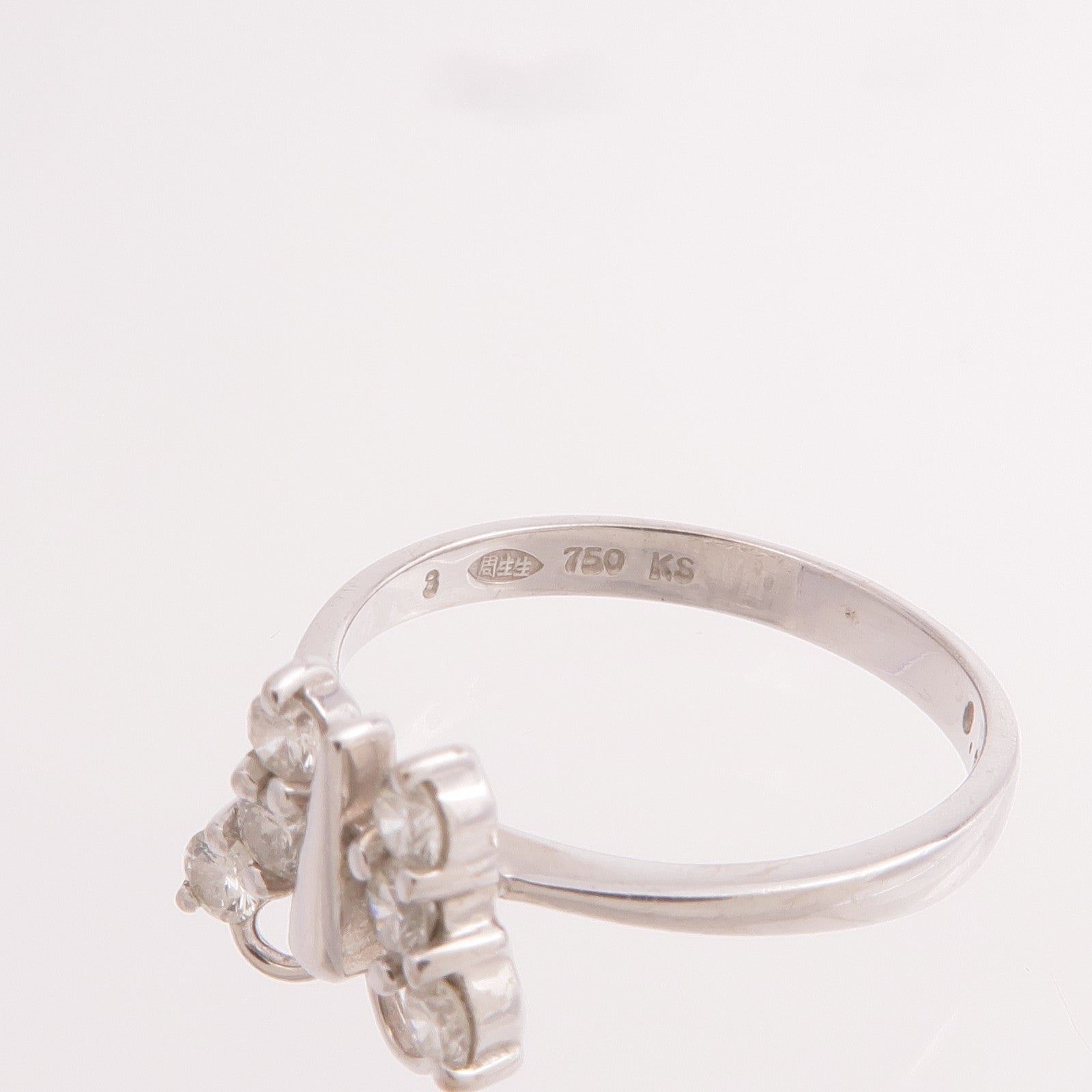 JEWELRY 18K白金Diamond Ring鑽石戒指US#6