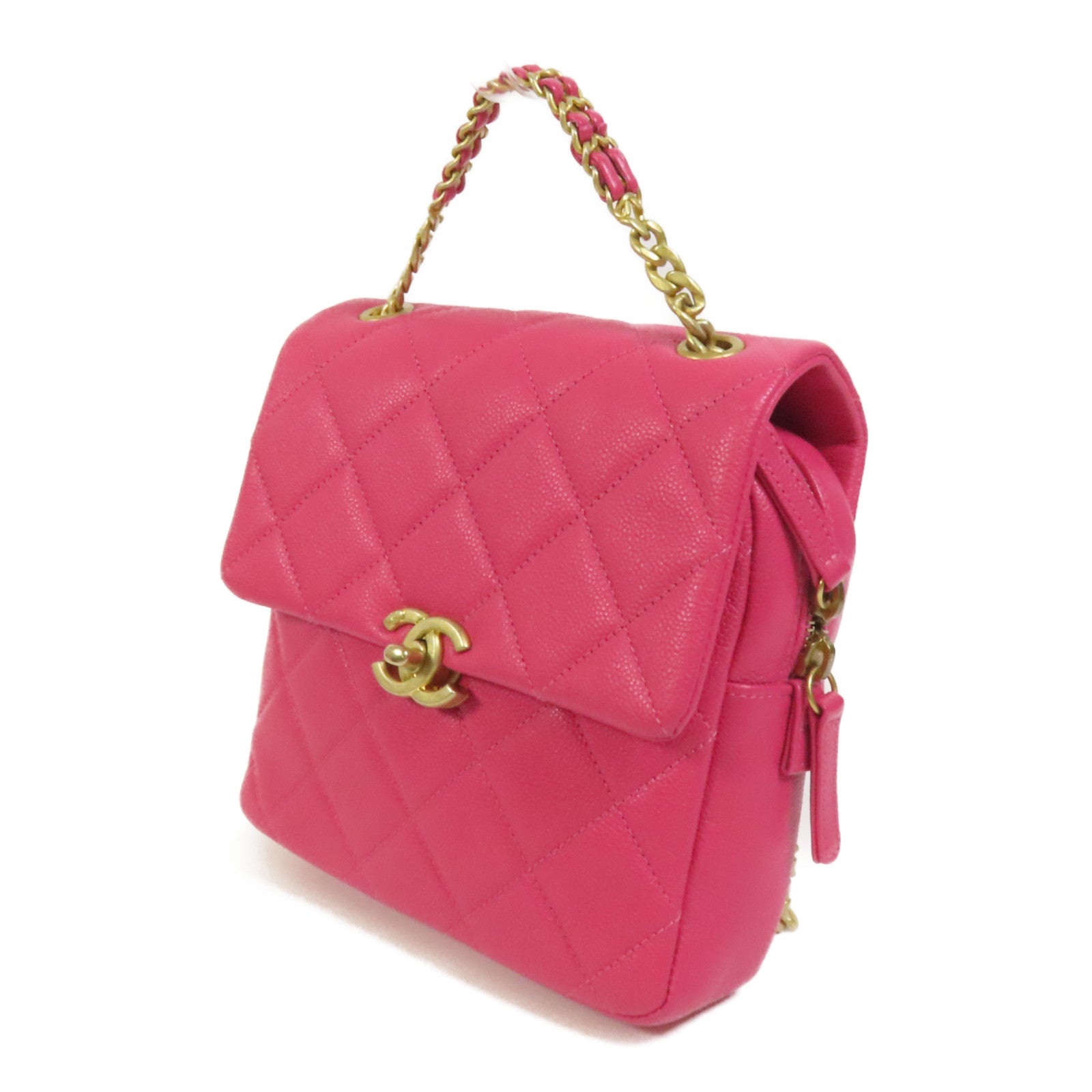 CHANEL 【激減優惠】牛皮皮革Melody Backpack金扣背包