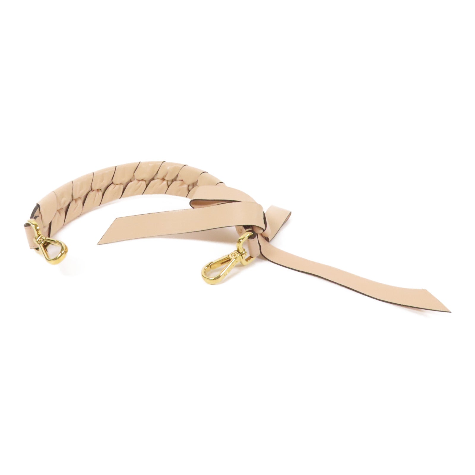 FENDI 牛皮皮革Strap金扣手提帶