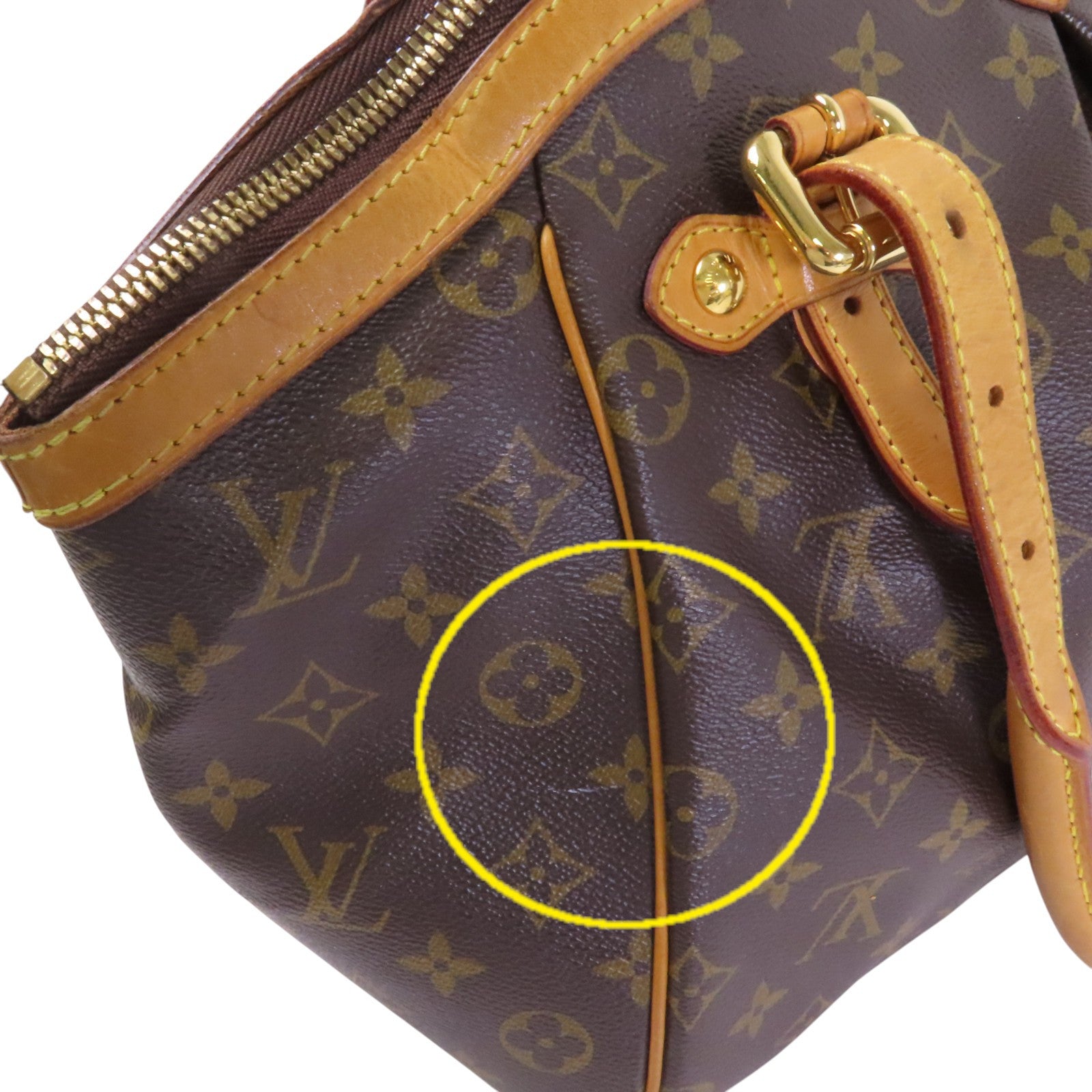 LOUIS VUITTON 【激減優惠】Monogram Tivoli GM金扣肩背袋