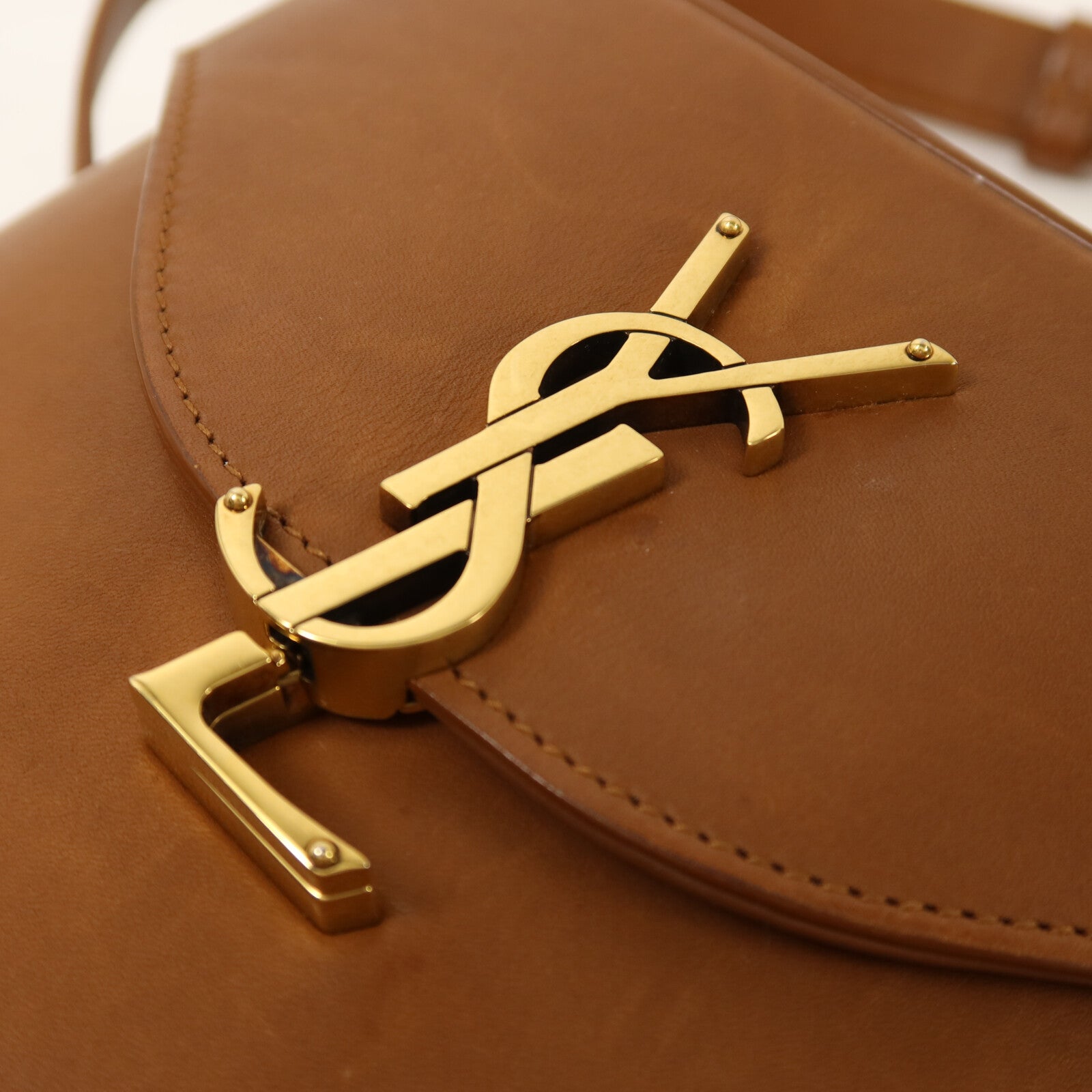 SAINT LAURENT 牛皮皮革June Box金扣肩背袋