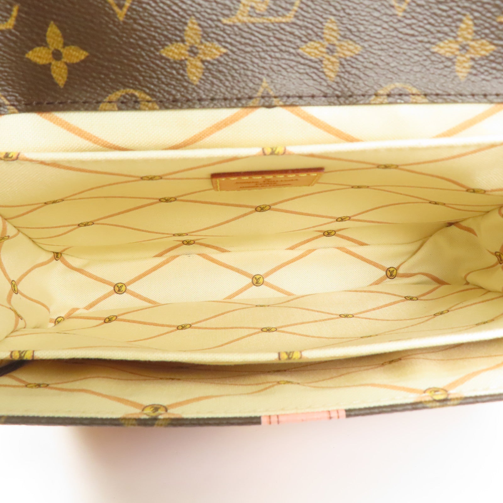 LOUIS VUITTON Monogram Pochette Metis金扣手挽肩背兩用袋