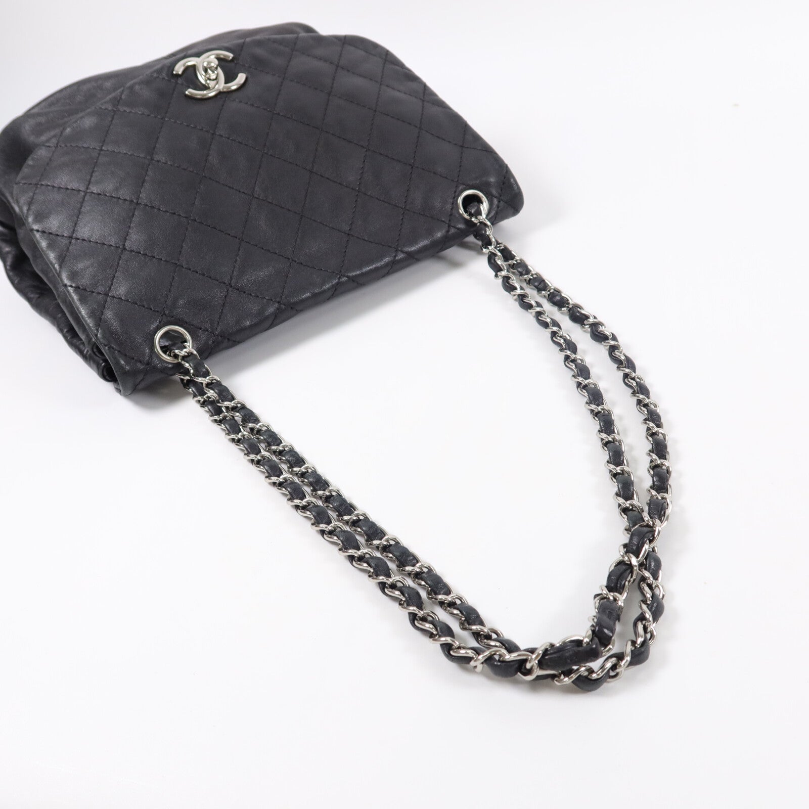 CHANEL 羊皮皮革Shoulder Bag鏈帶肩背袋