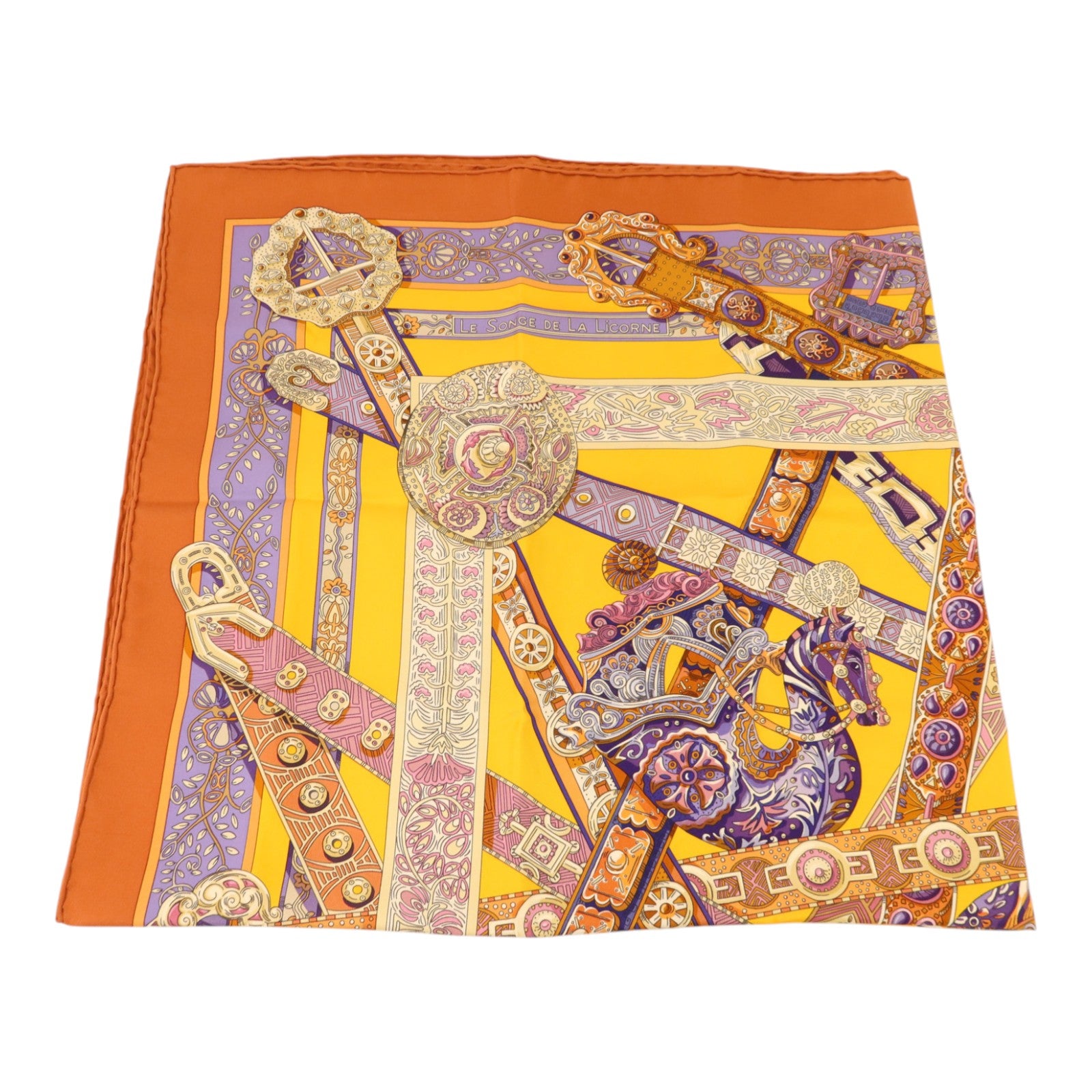 HERMES 絲質Scarf 90x90Scarf絲巾