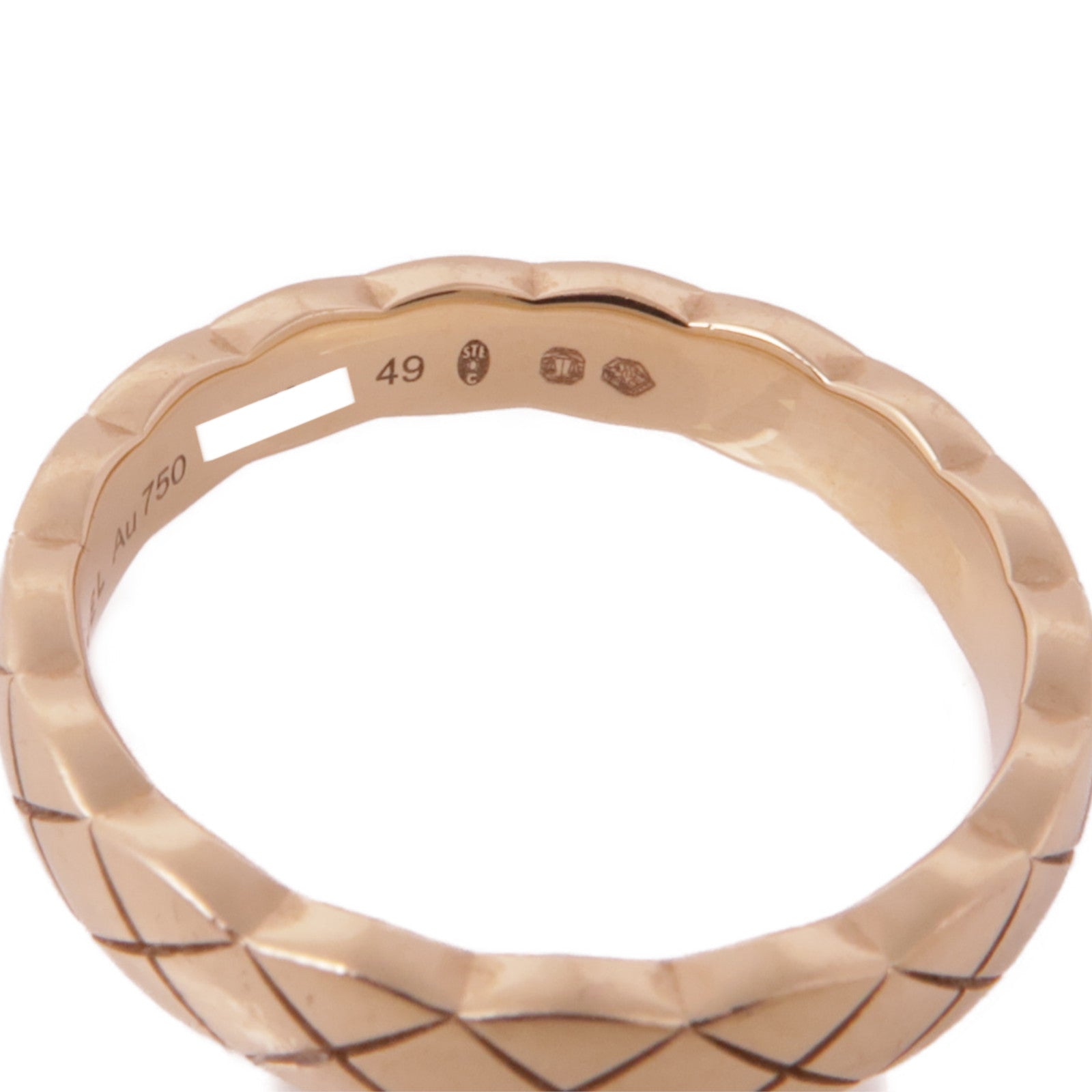 CHANEL 18K玫瑰金CoCo Crush Ring戒指Chanel#49/US#4.75
