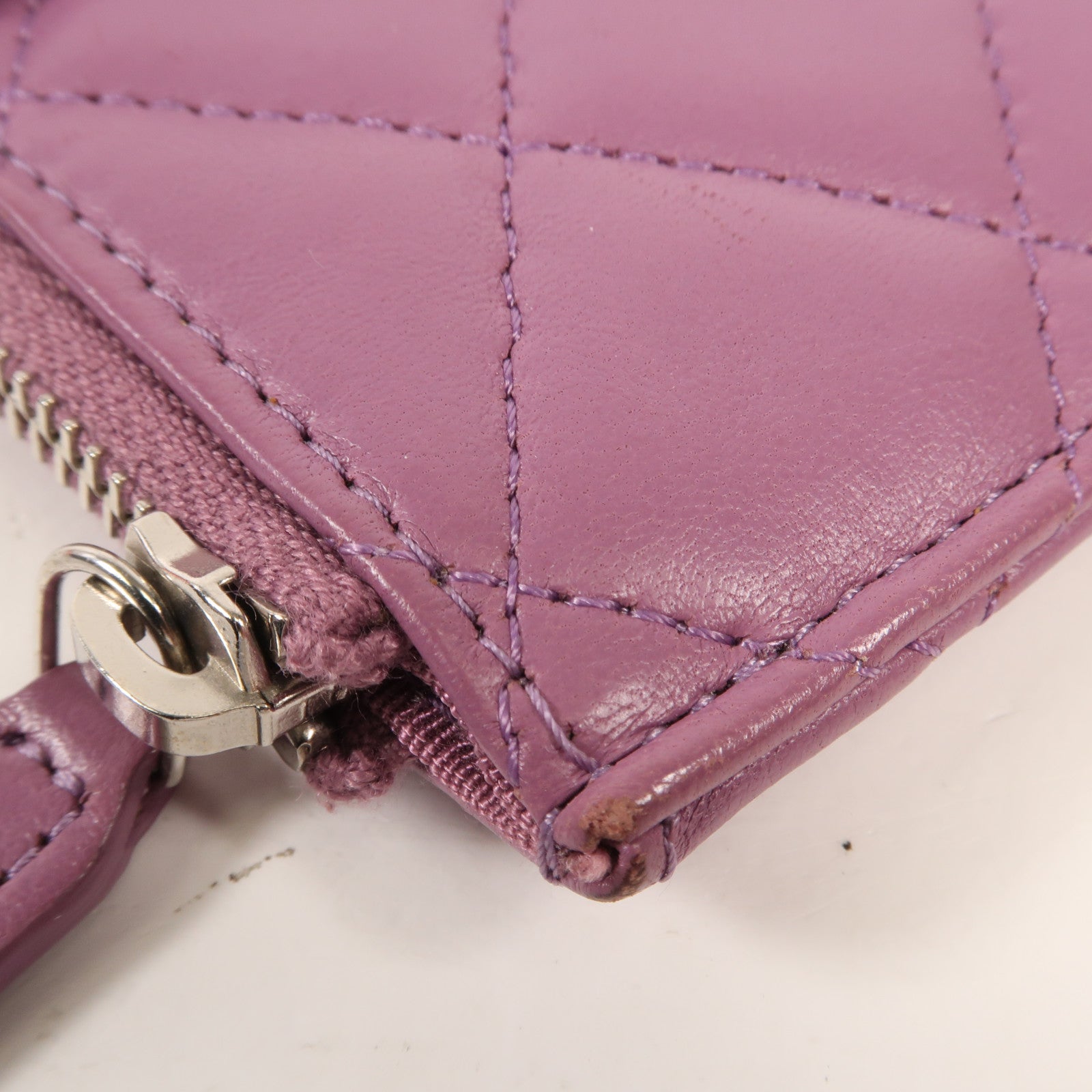 CHANEL 羊皮皮革Clutch Bag銀扣手拿包