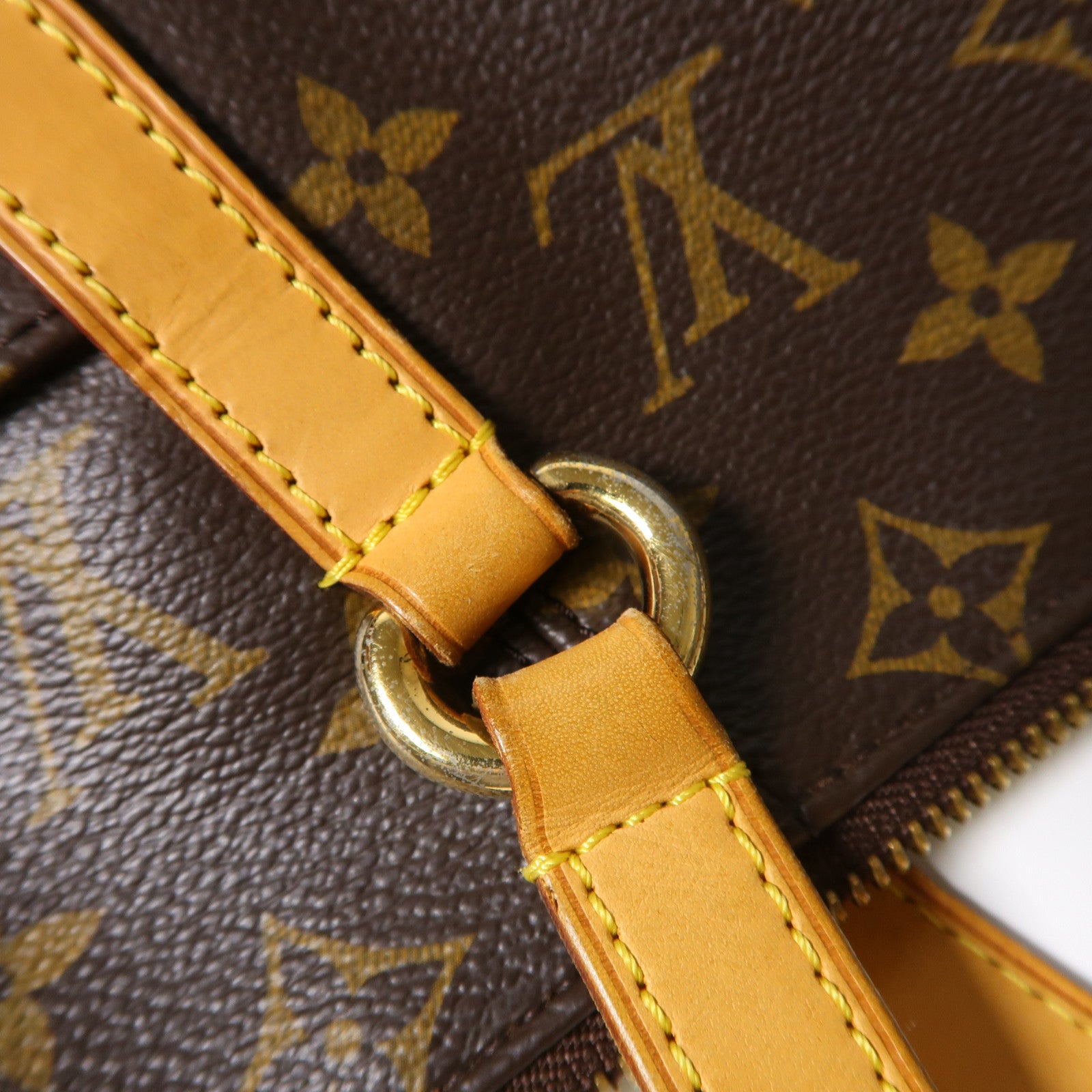LOUIS VUITTON Monogram Totally MM金扣肩背袋啡色