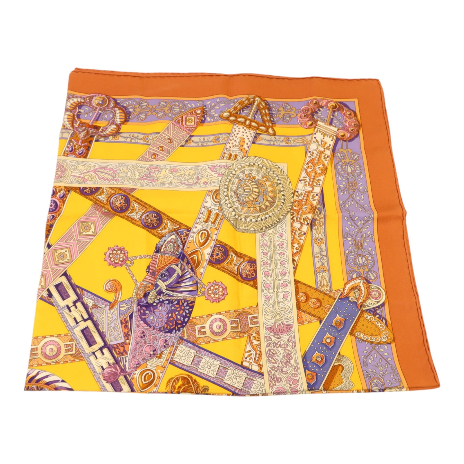 HERMES 絲質Scarf 90x90Scarf絲巾