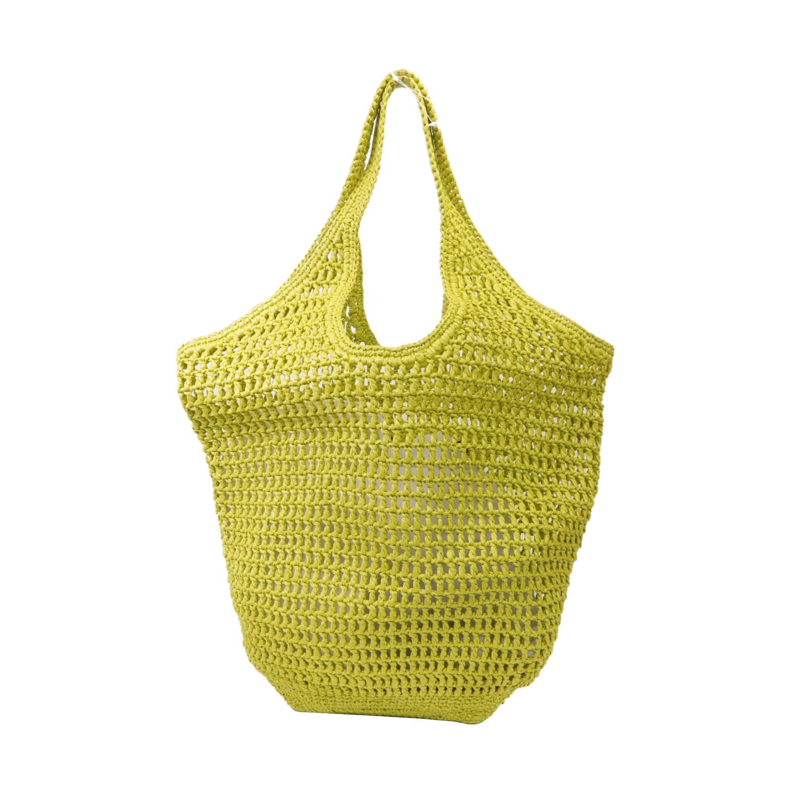 PRADA 酒椰Raffia Tote Bag手挽袋黃色