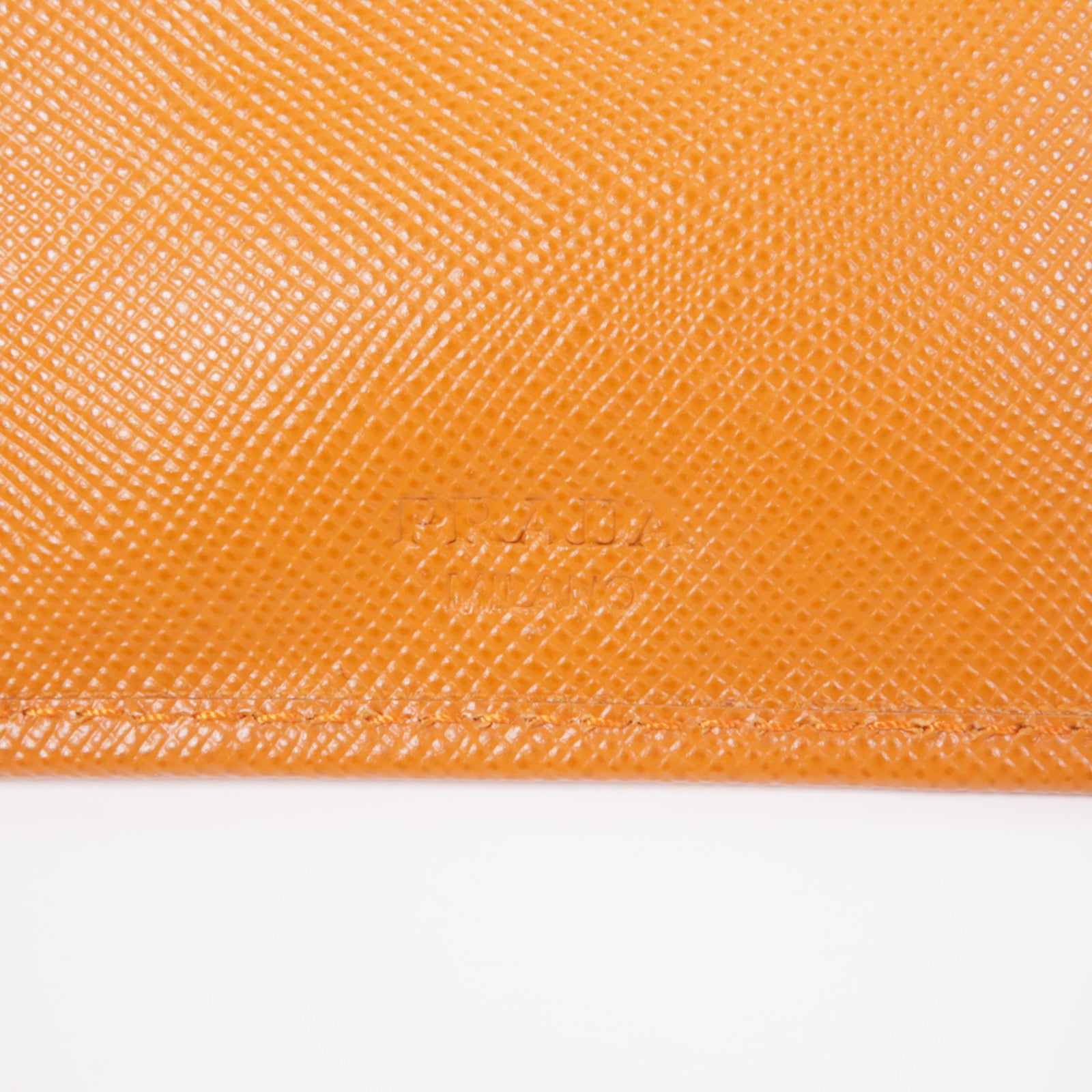 PRADA Saffiano皮革Long Wallet銀扣長錢包