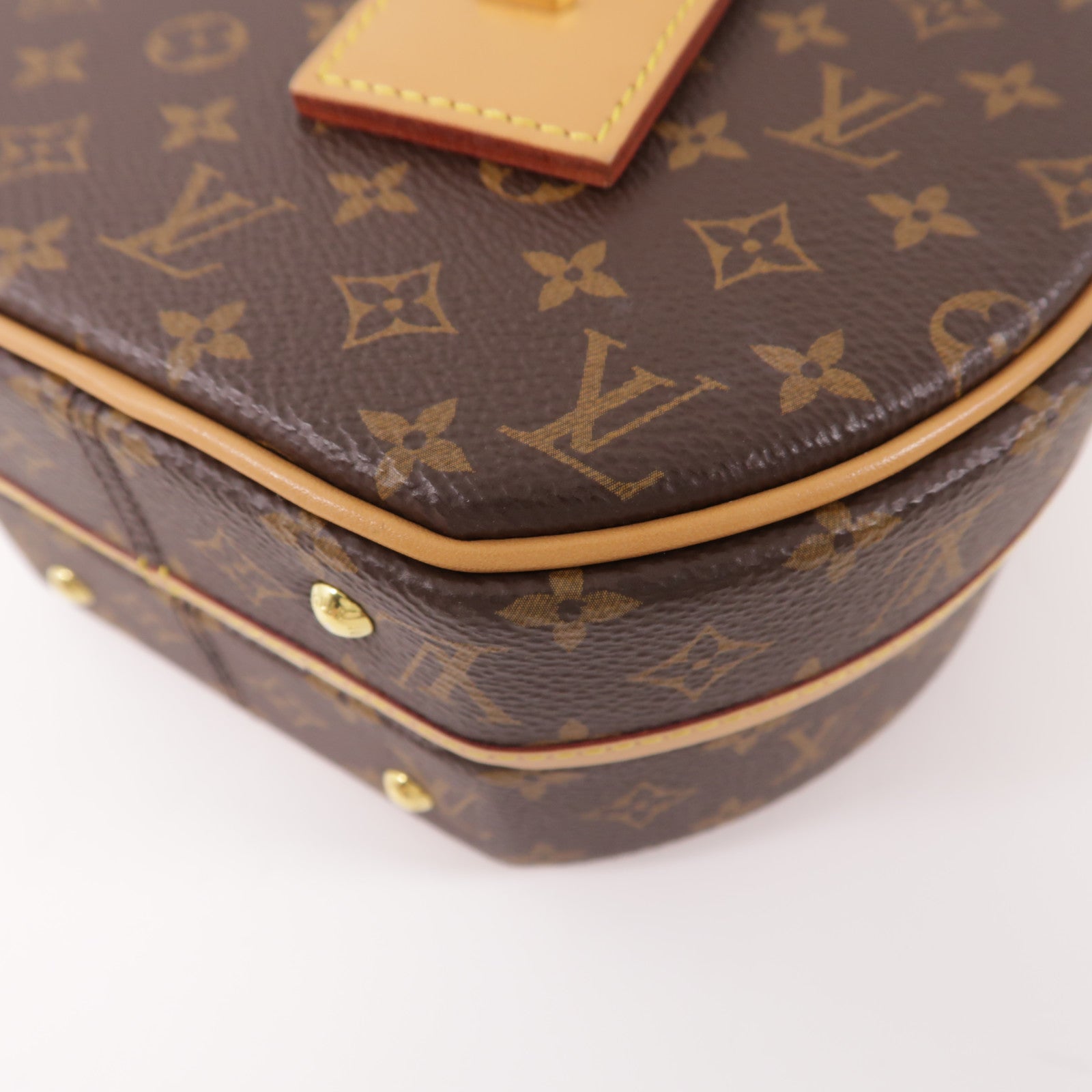 LOUIS VUITTON LV GHW Petite Boite Chapeau 2 Way Shoulder Bag Monogram M43514
