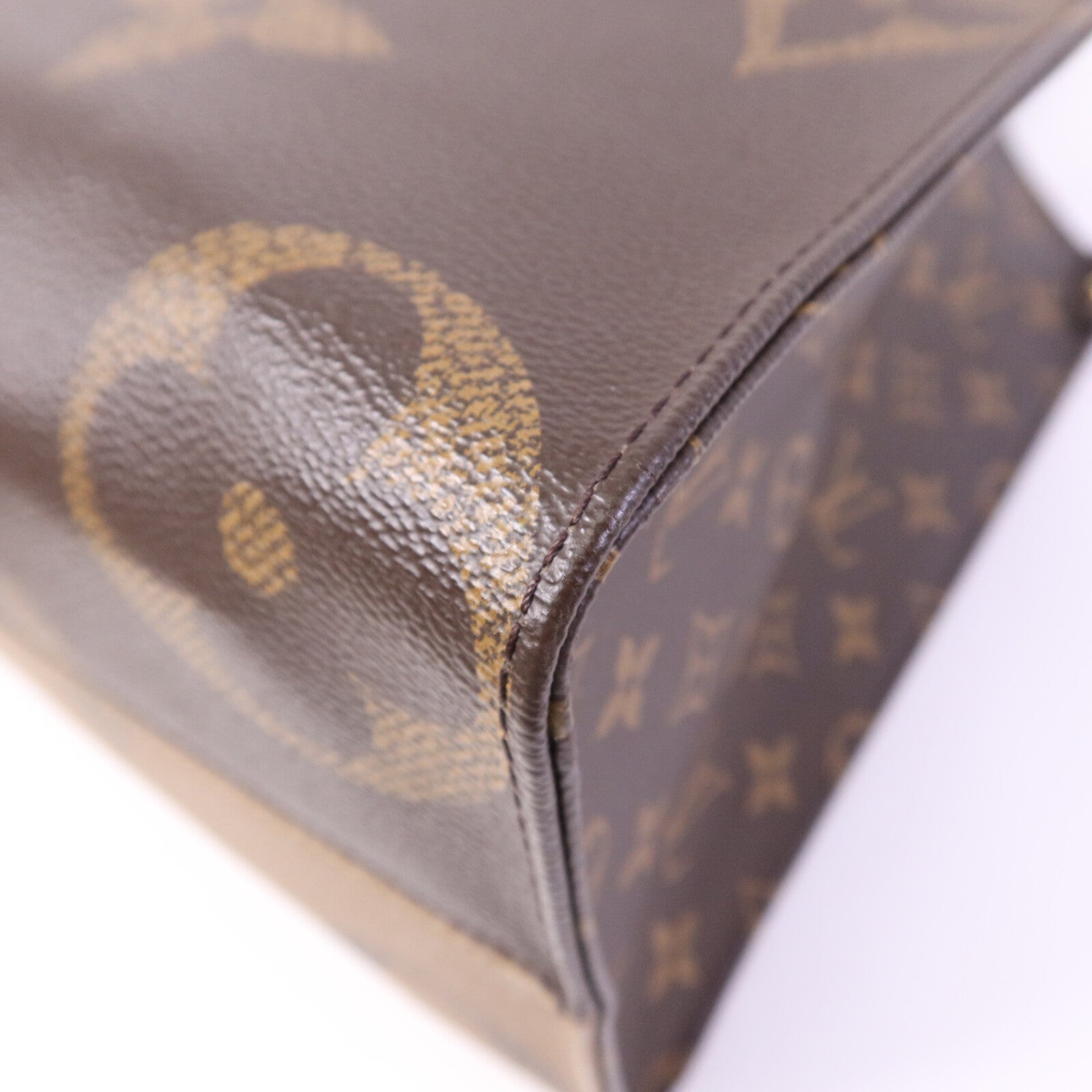 LOUIS VUITTON Monogram Giant On The Go MM金扣手挽肩背兩用袋