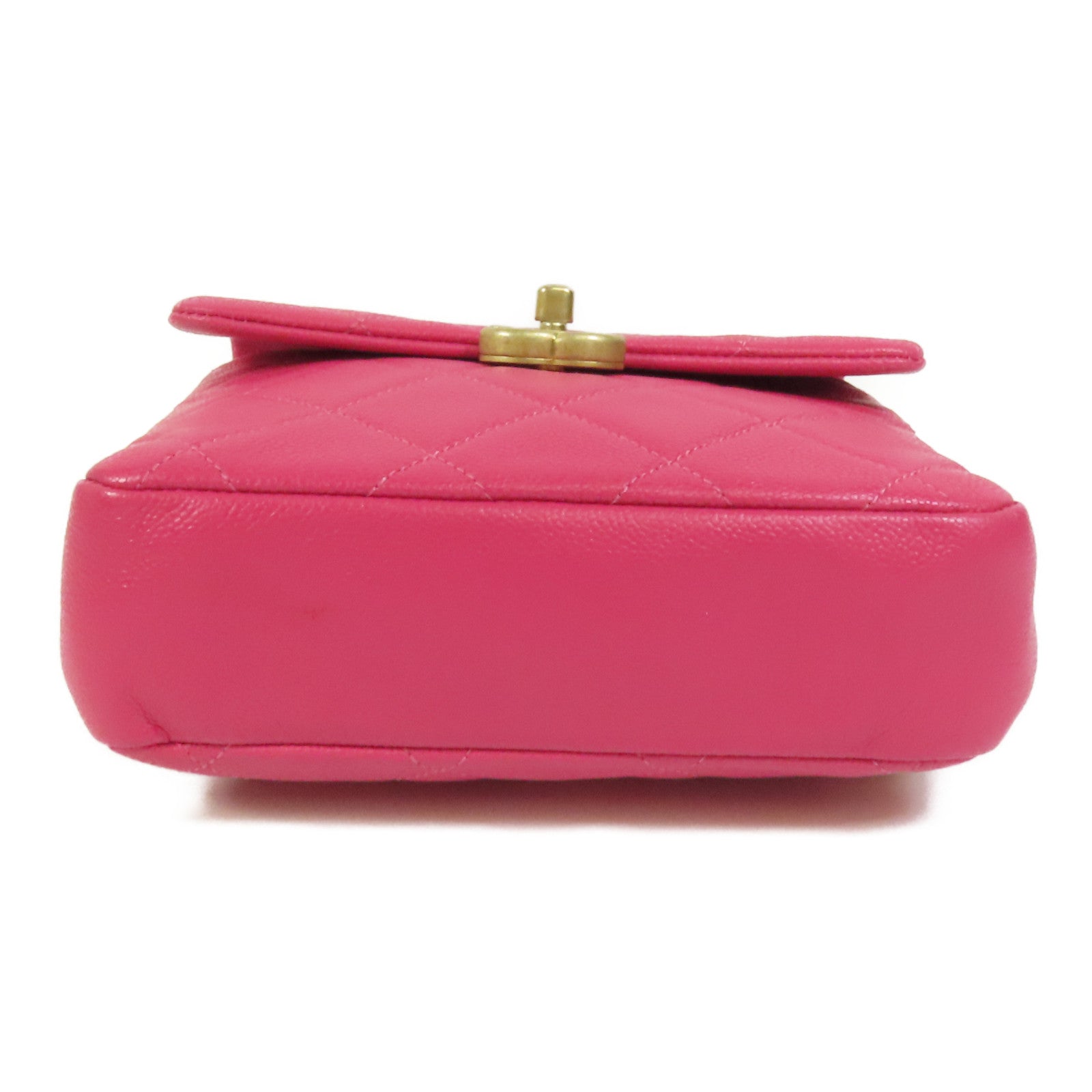 CHANEL 牛皮皮革Melody Backpack金扣背包