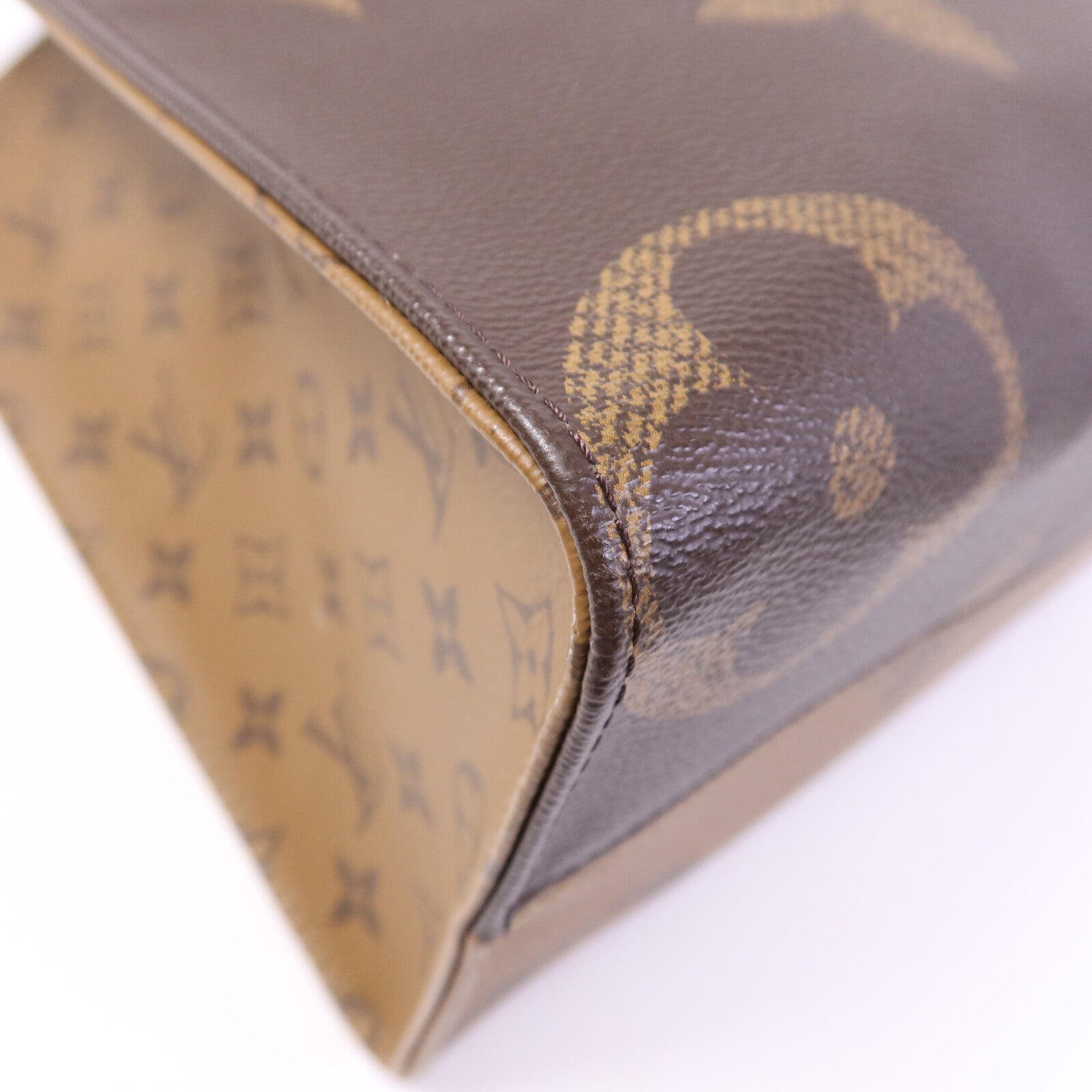 LOUIS VUITTON Monogram Giant On The Go MM金扣手挽肩背兩用袋