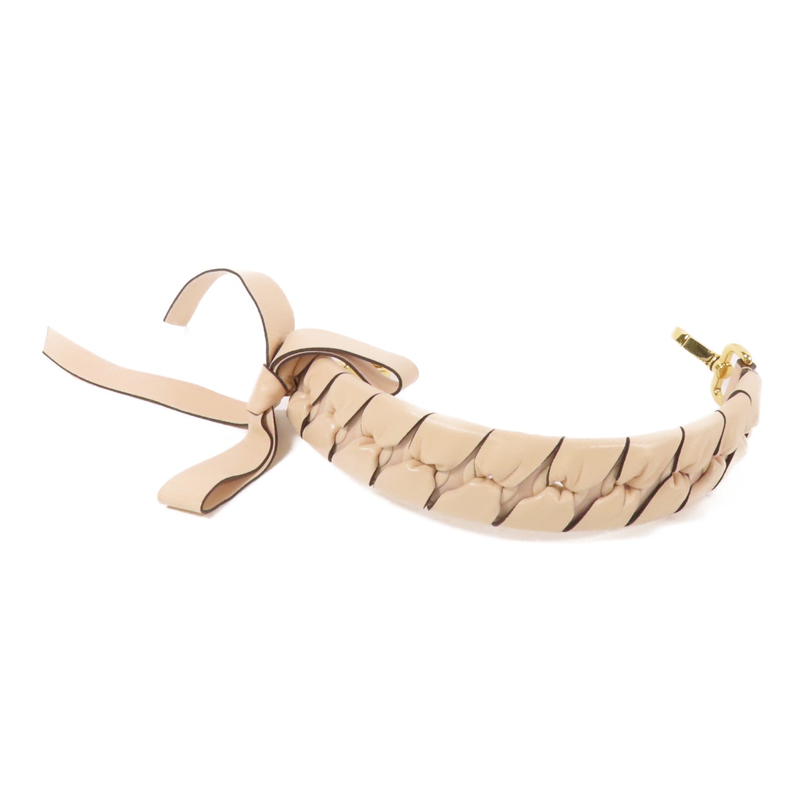 FENDI 牛皮皮革Strap金扣手提帶