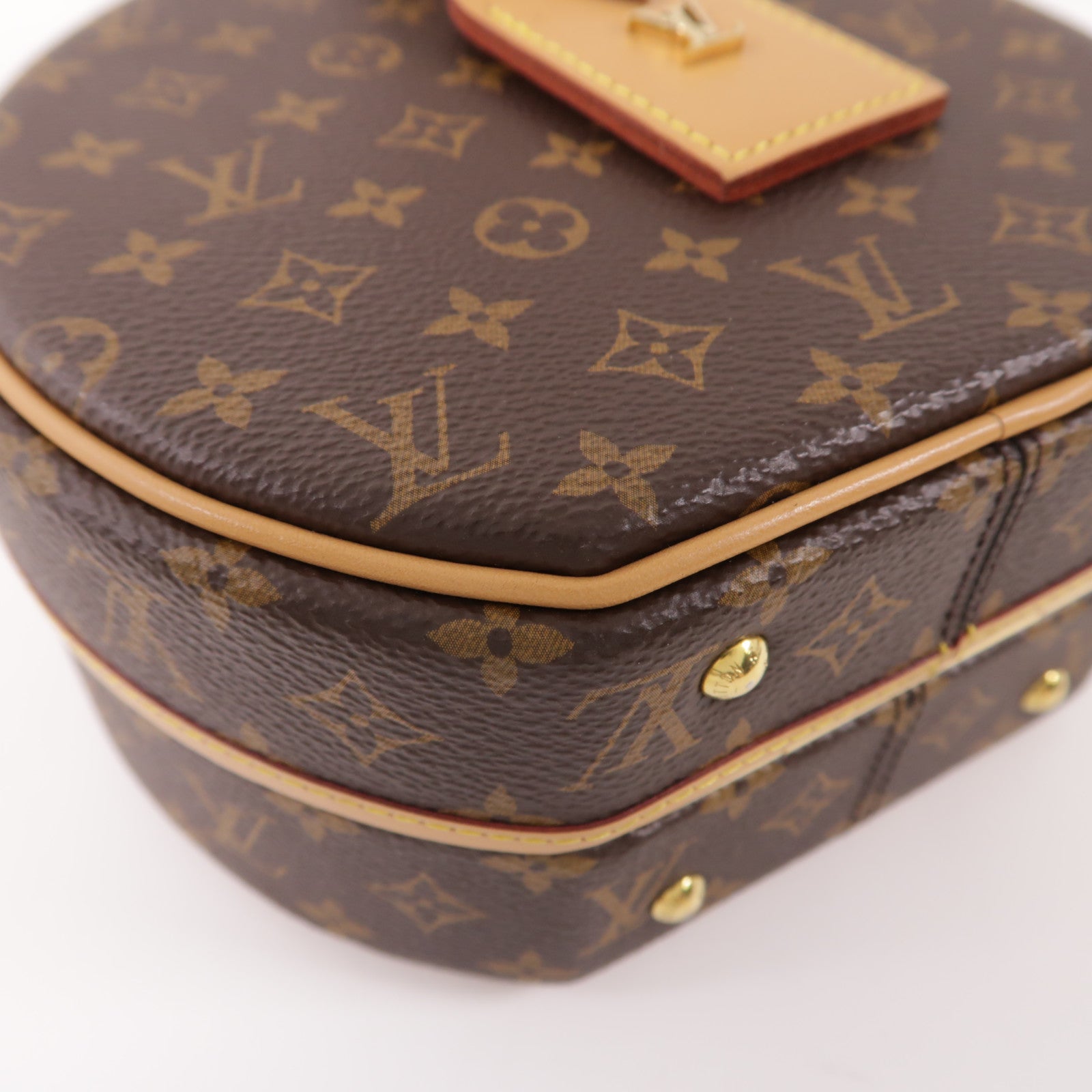 LOUIS VUITTON LV GHW Petite Boite Chapeau 2 Way Shoulder Bag Monogram M43514