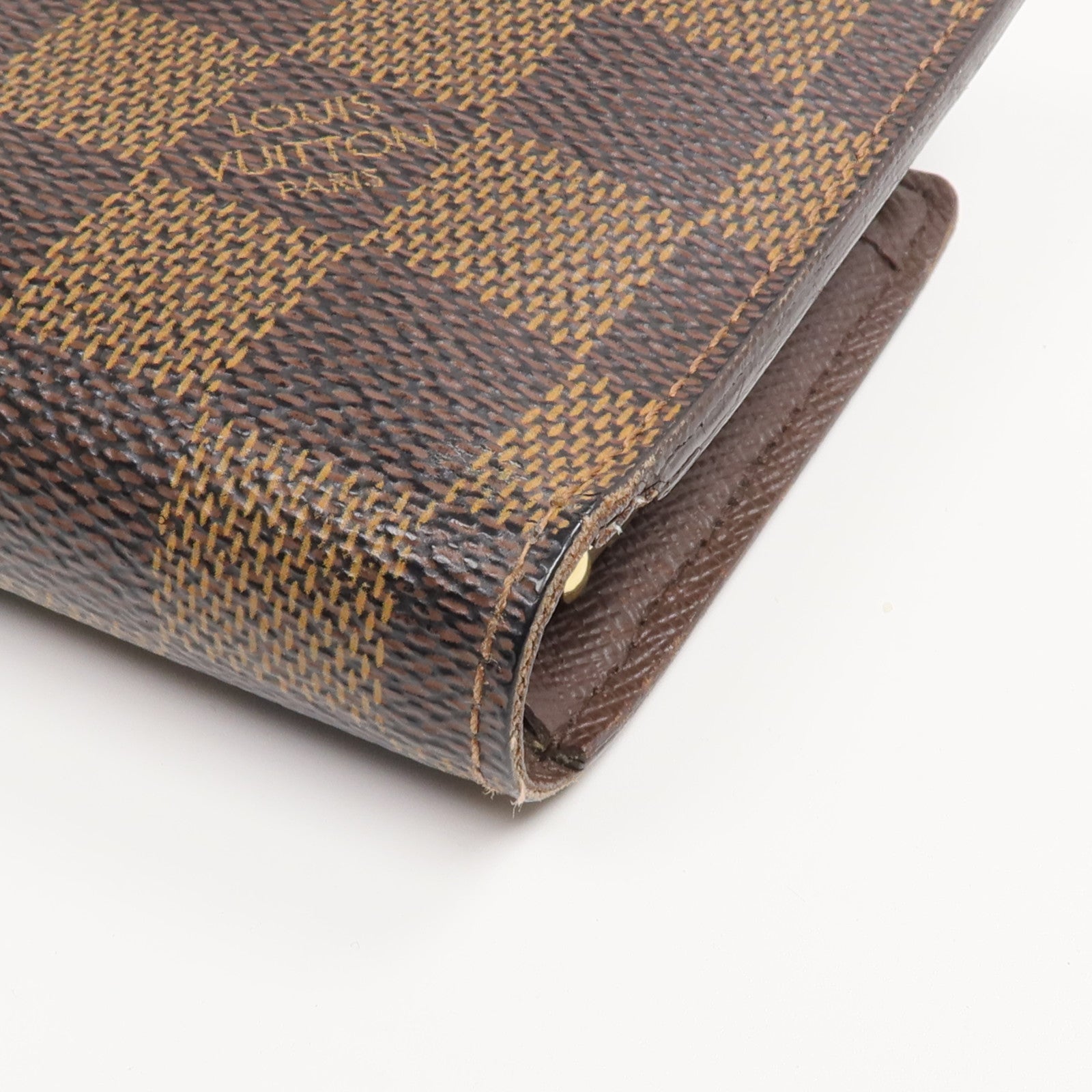 LOUIS VUITTON 【激減優惠】Damier Porte Monnaie Wallet金扣錢包