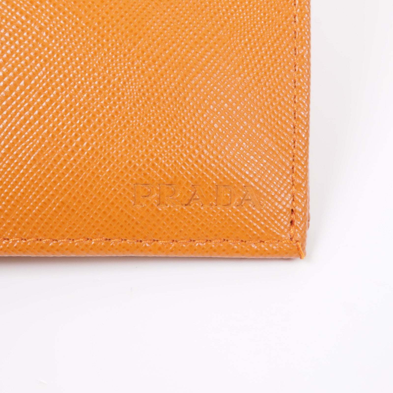 PRADA Saffiano皮革Long Wallet銀扣長錢包