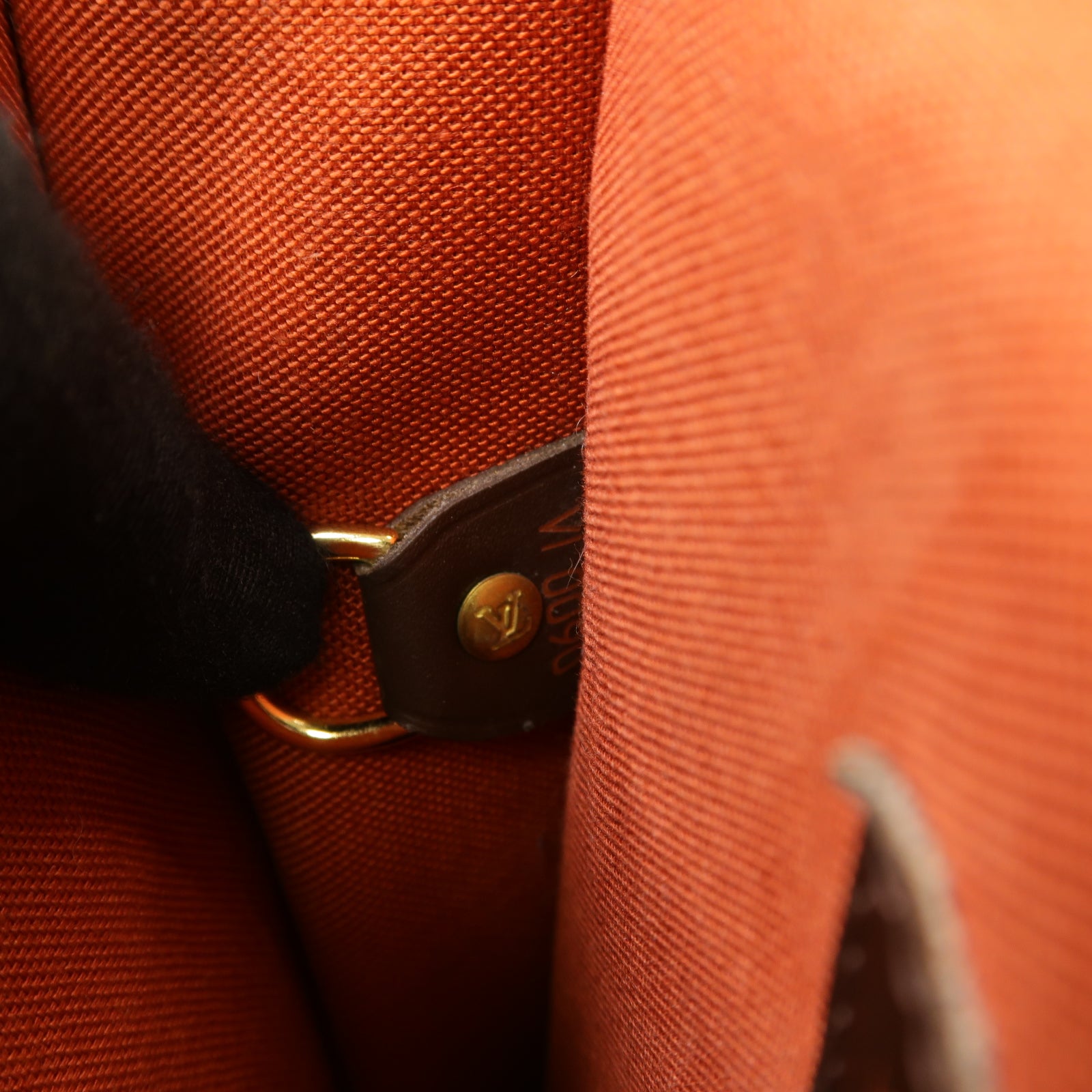 LOUIS VUITTON 【激減優惠】Damier Portello Shoulder Bag金扣肩背袋Ebene