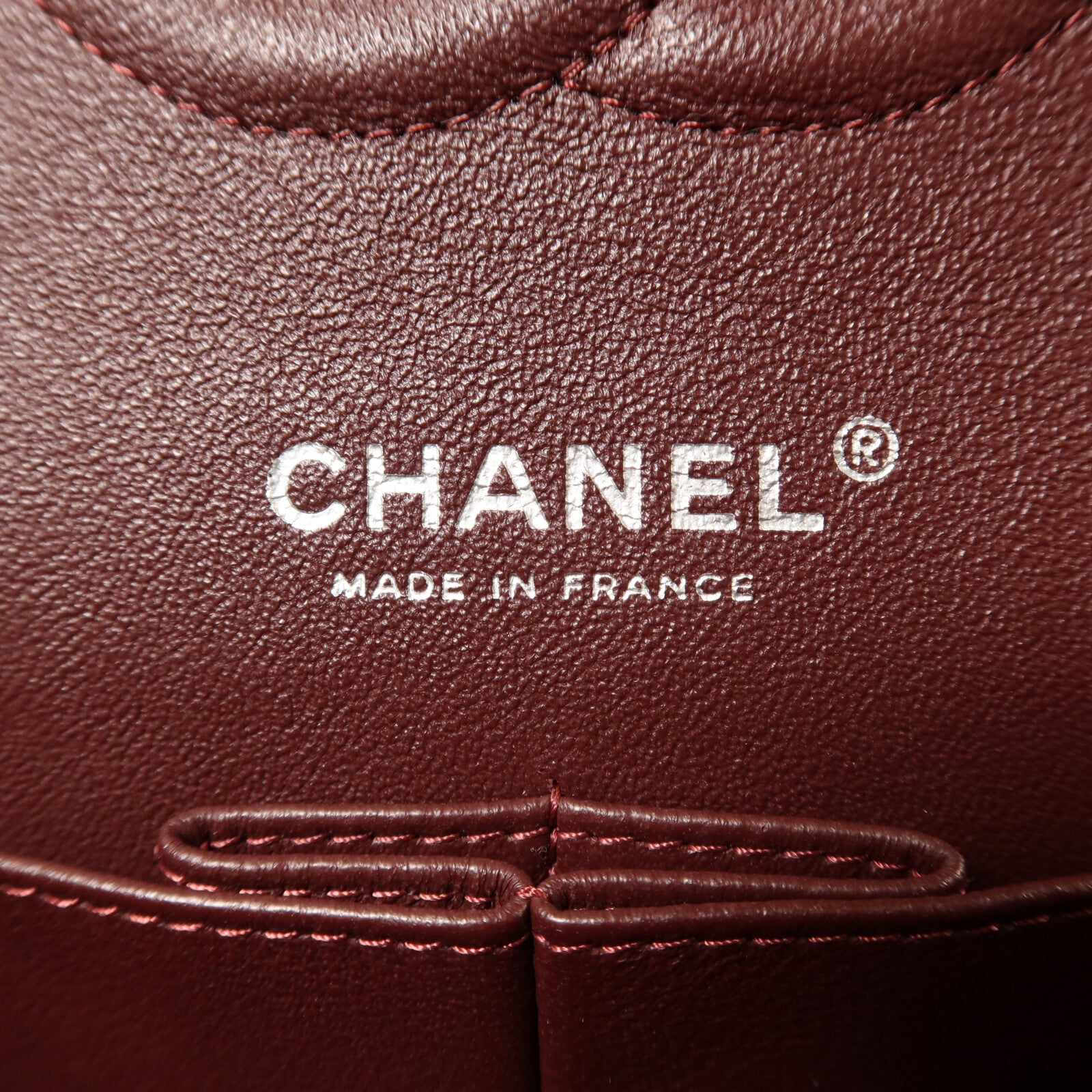 CHANEL 牛皮皮革Classic 25銀扣鏈帶肩背袋