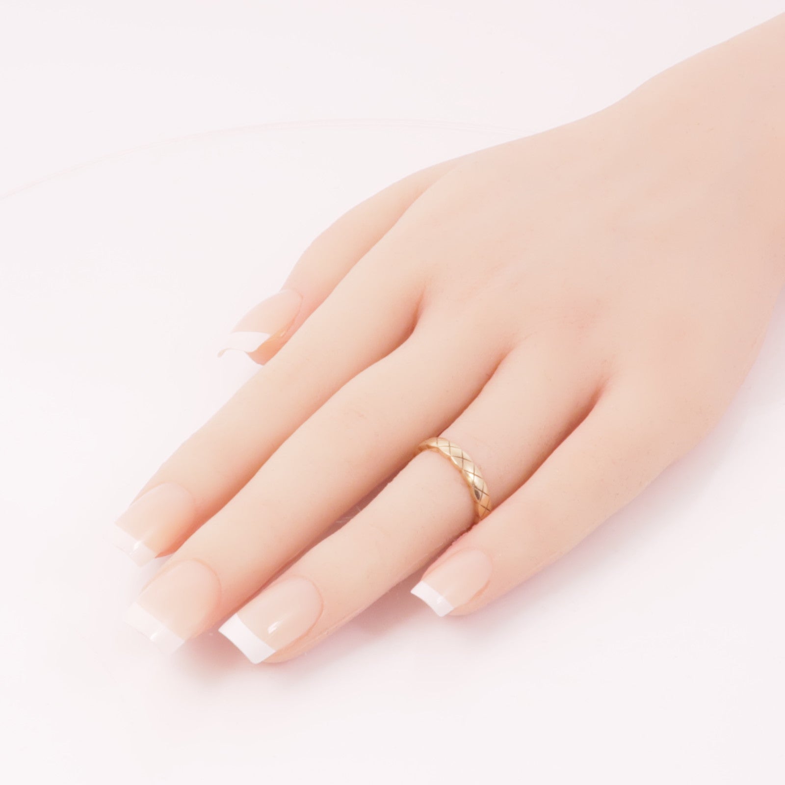 CHANEL 18K玫瑰金CoCo Crush Ring戒指Chanel#49/US#4.75