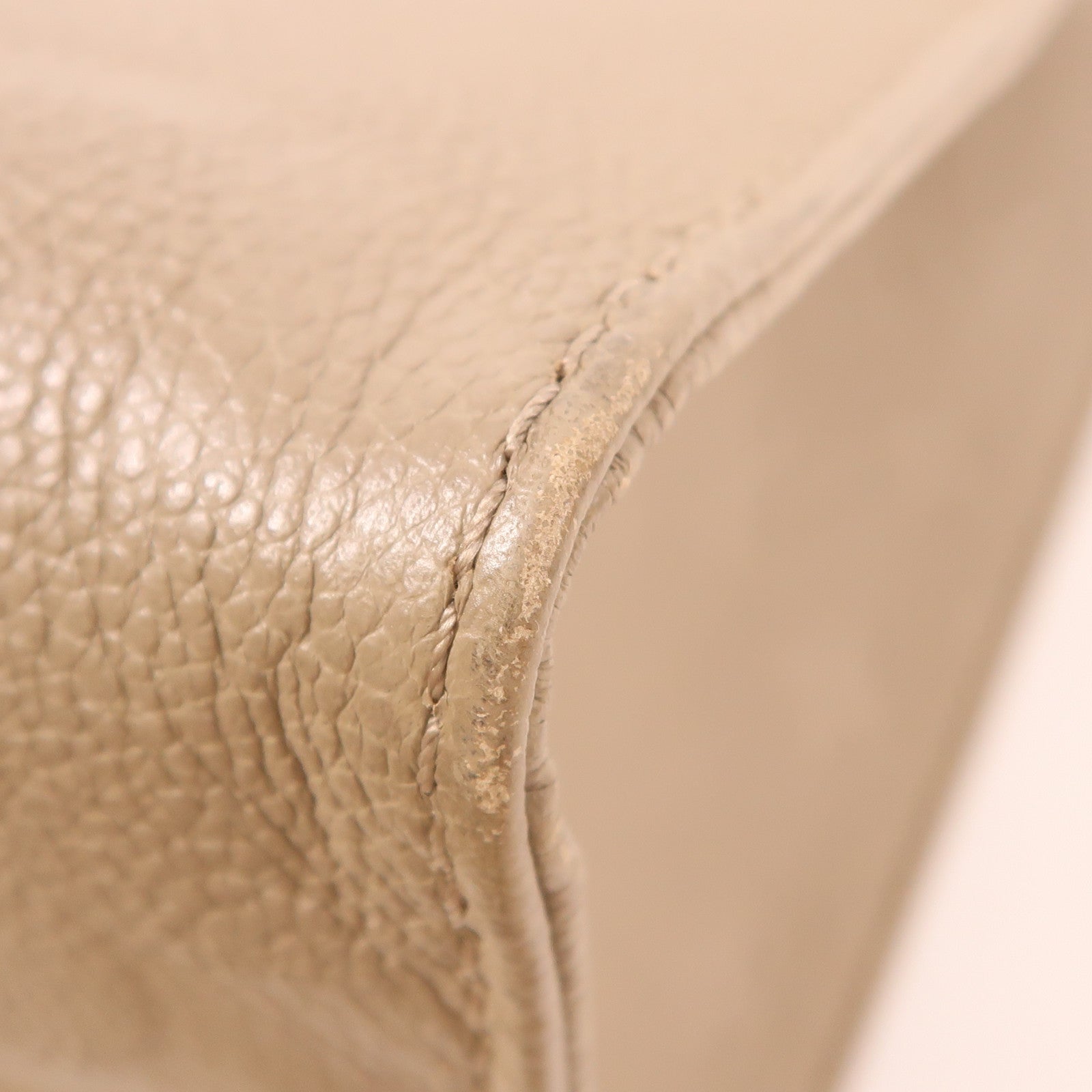 LOUIS VUITTON Monogram Empreinte OnTheGo MM金扣手挽肩背兩用袋米色
