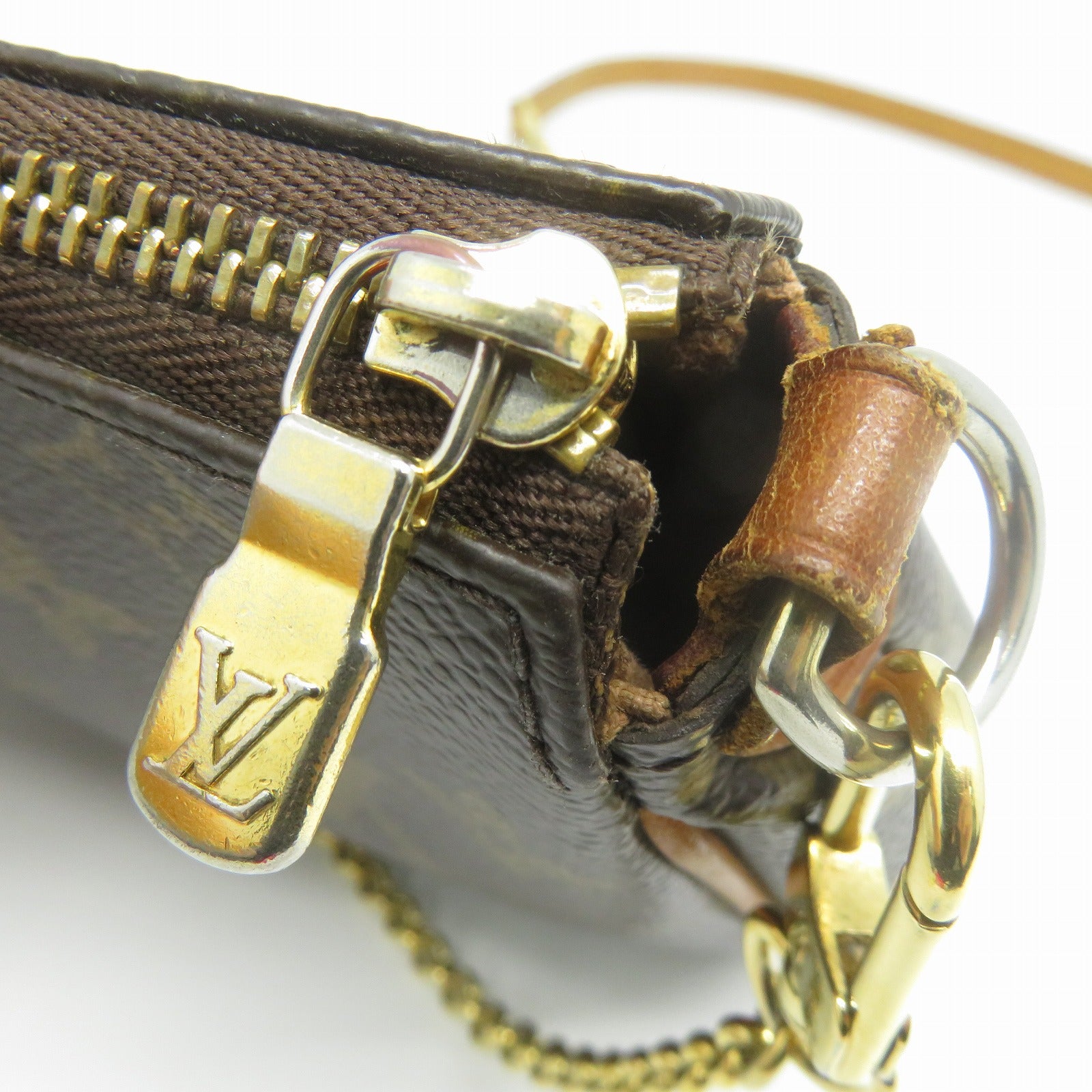 LOUIS VUITTON Monogram Eva金扣手挽肩背兩用袋啡色