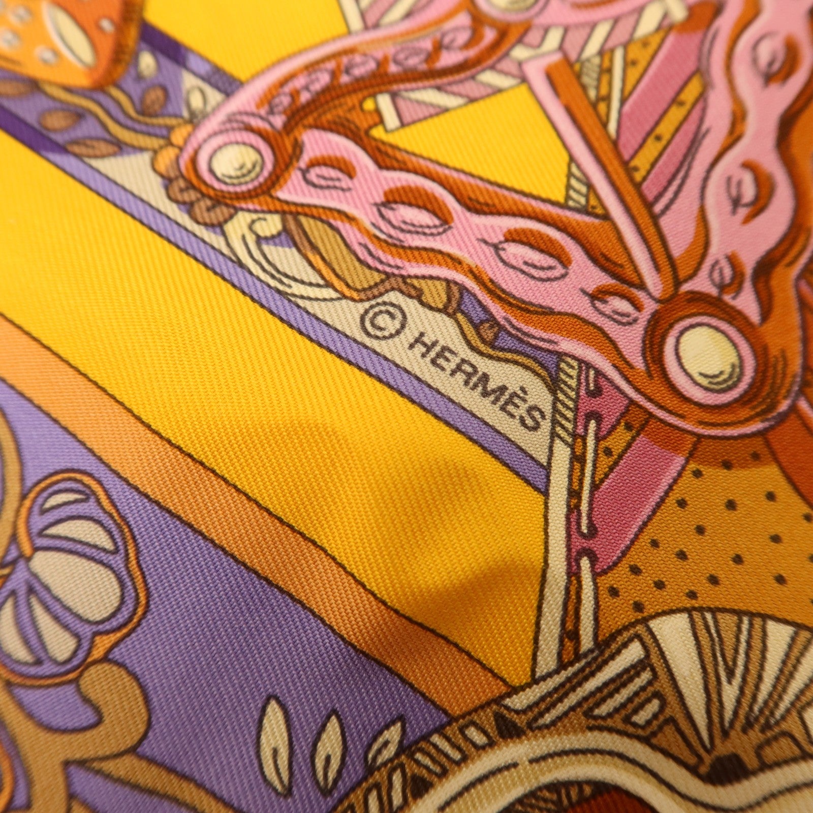 HERMES 絲質Scarf 90x90Scarf絲巾