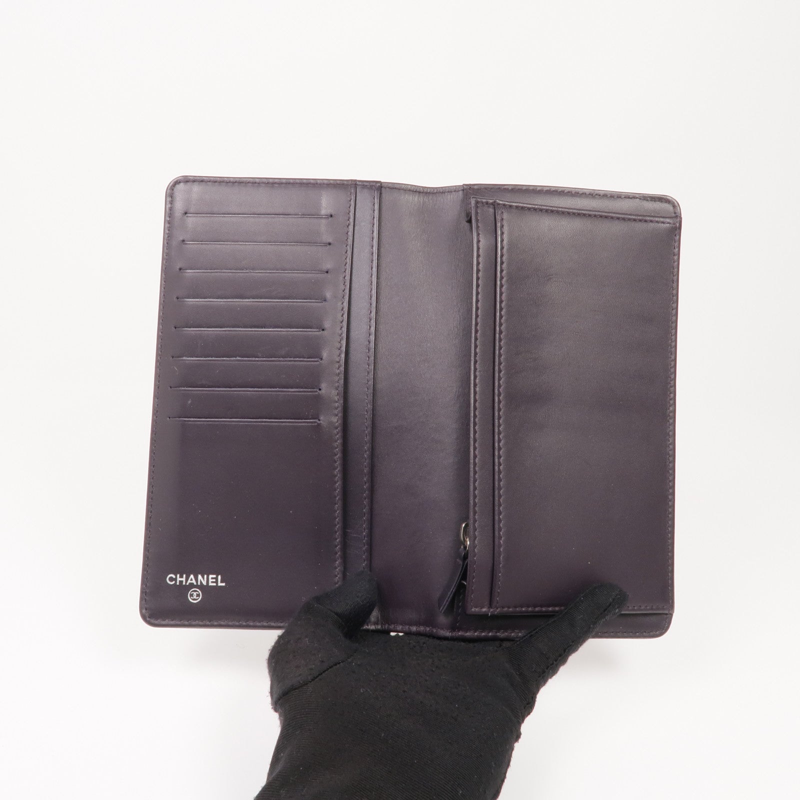 CHANEL 牛皮皮革Long Wallet長錢包