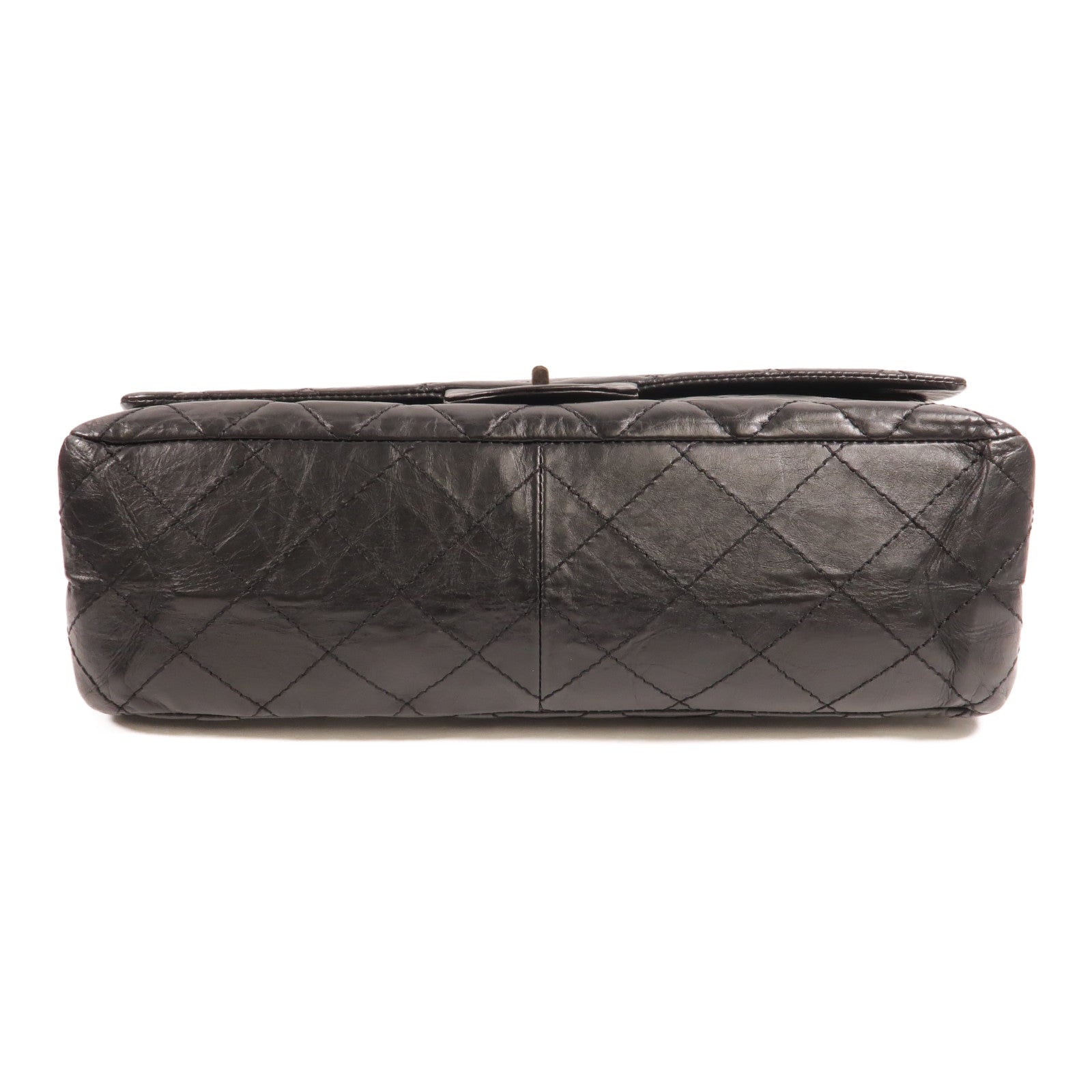 CHANEL 牛皮皮革2.55 Large鏈帶肩背袋