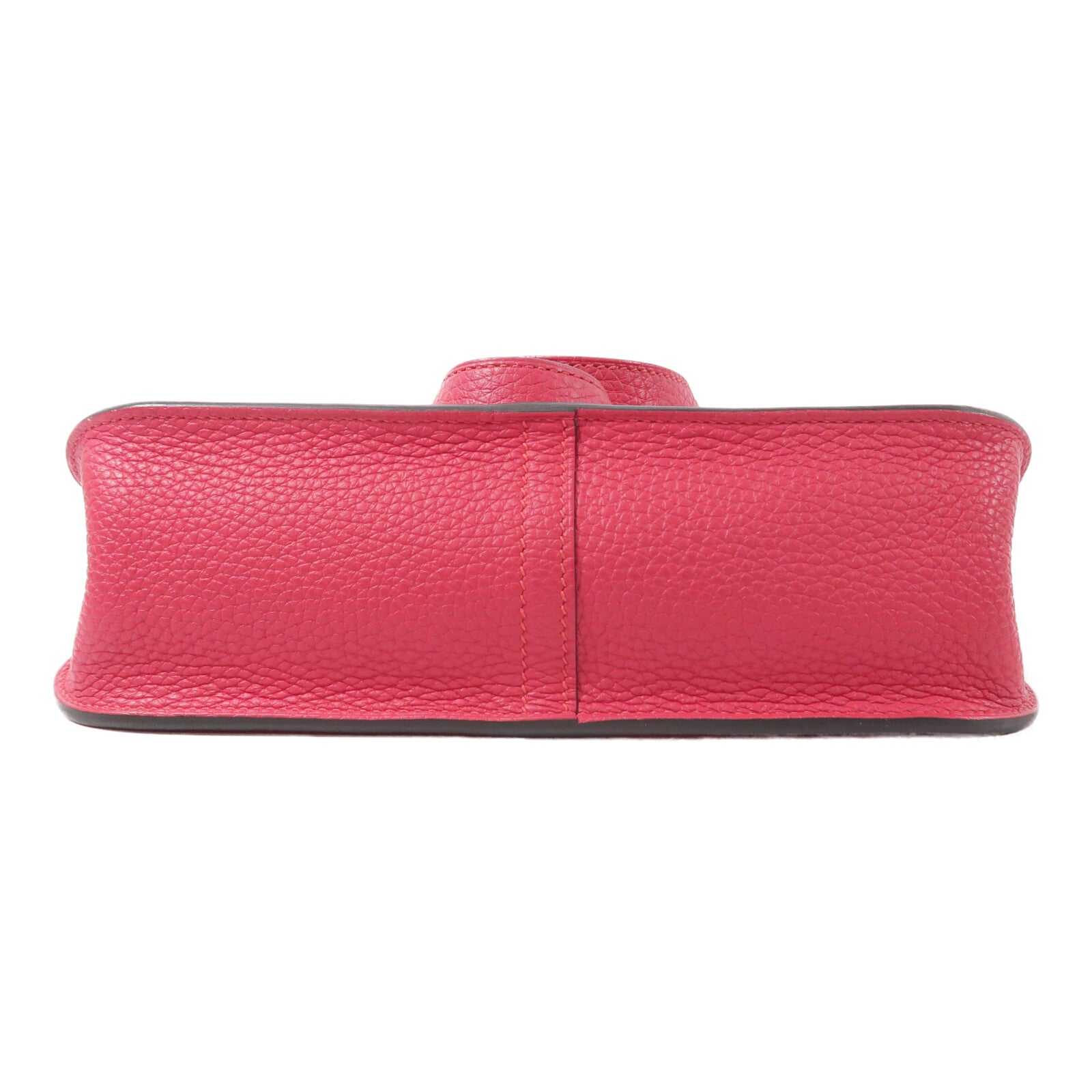 HERMES Clemence皮革Halzan 25手挽肩背兩用袋Rose Extren