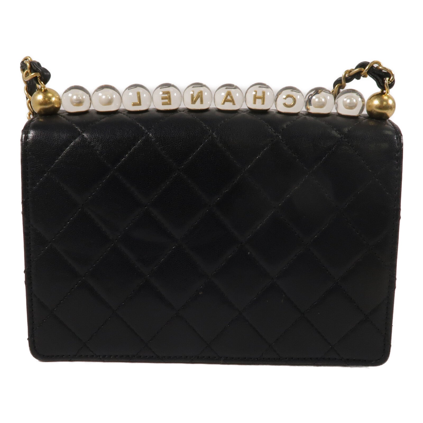 CHANEL 羊皮皮革Chain Shoulder鏈帶肩背袋