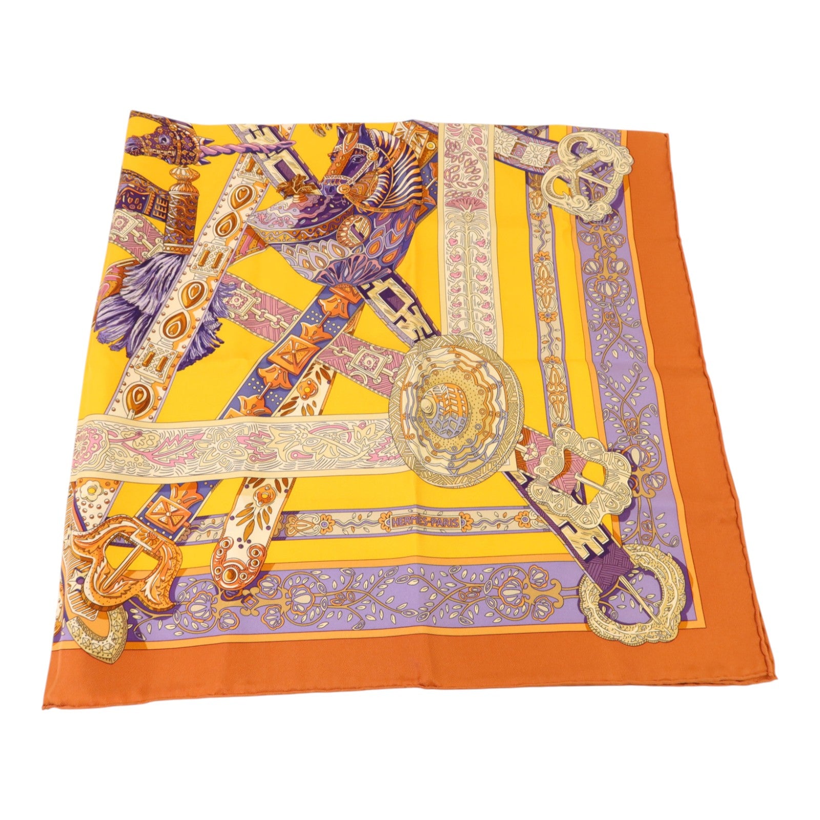 HERMES 絲質Scarf 90x90Scarf絲巾