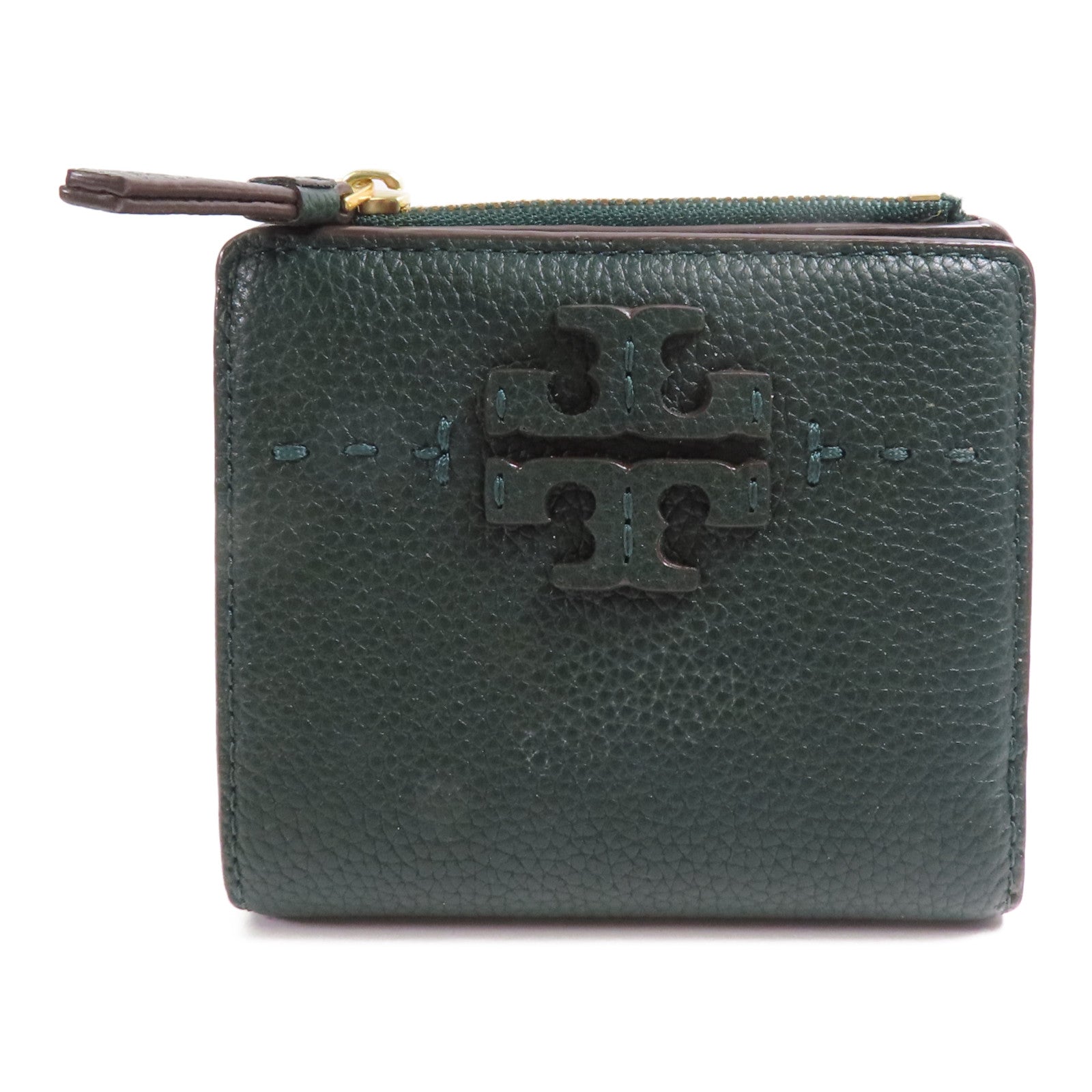 Tory Burch 牛皮皮革Wallet金扣錢包