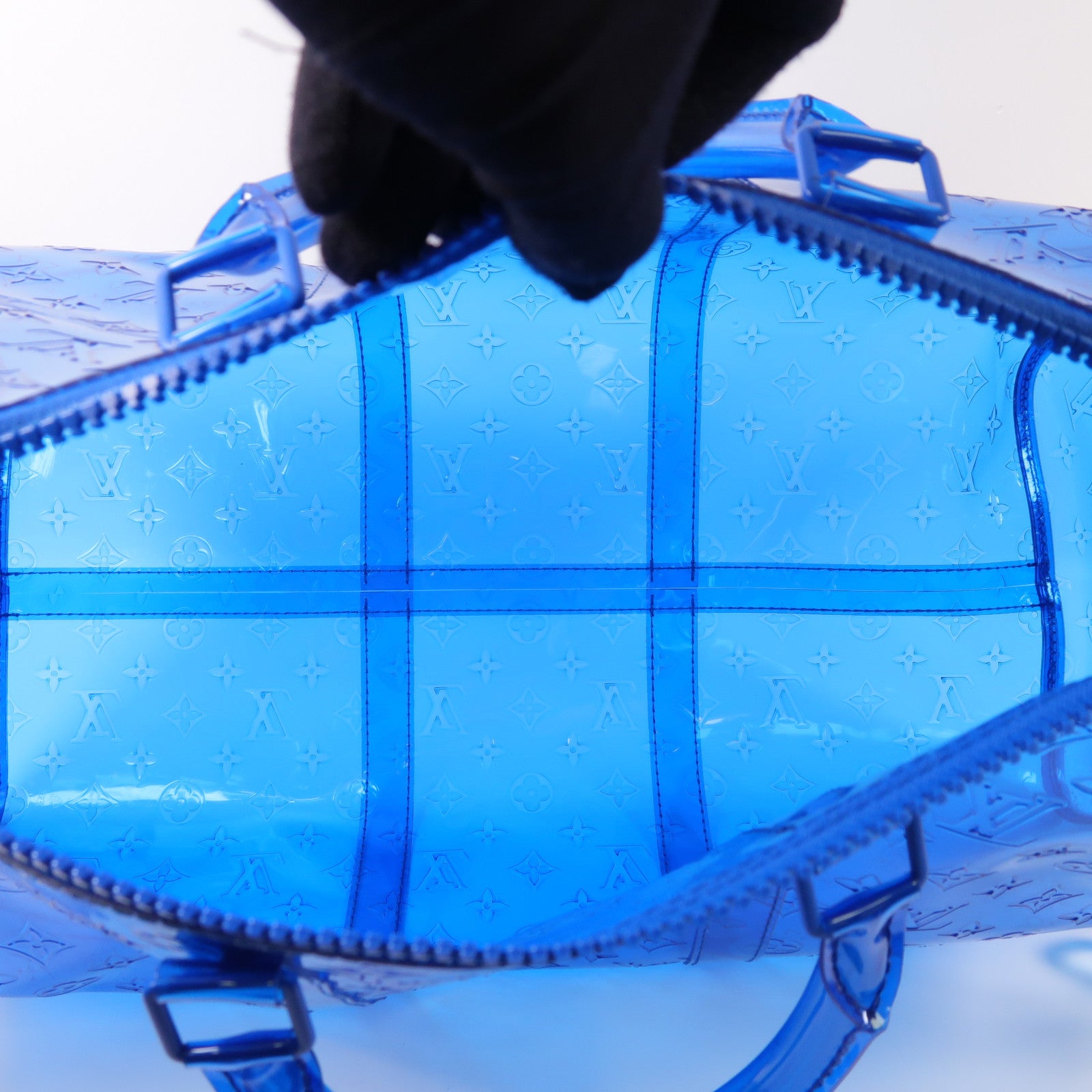 LOUIS VUITTON PVC Keepall 50手挽肩背兩用袋