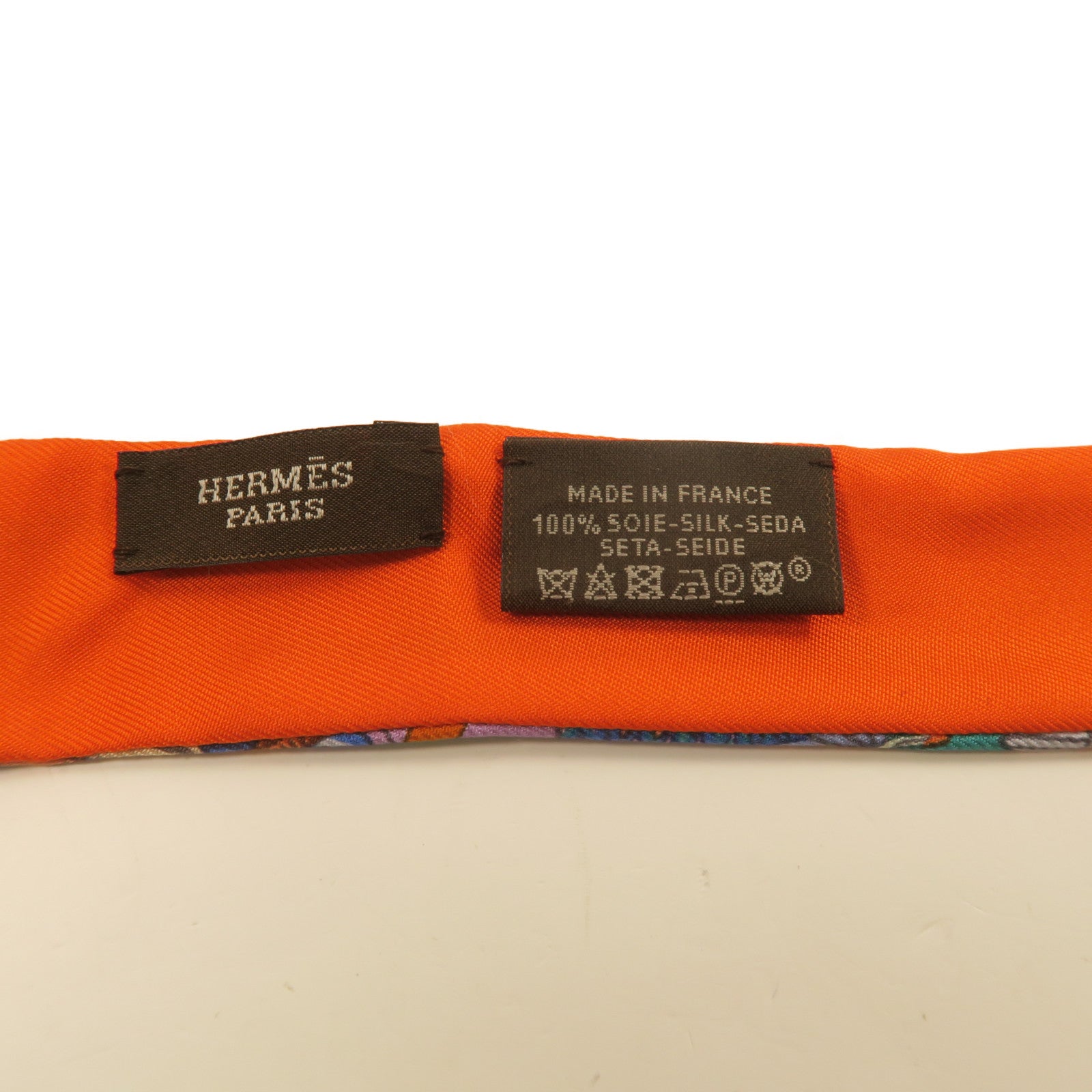 HERMES 絲質Long Twilly絲巾