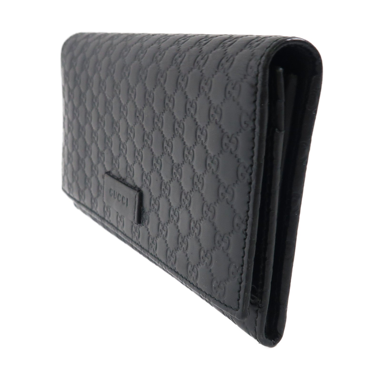 GUCCI 牛皮皮革Long Wallet長錢包黑色