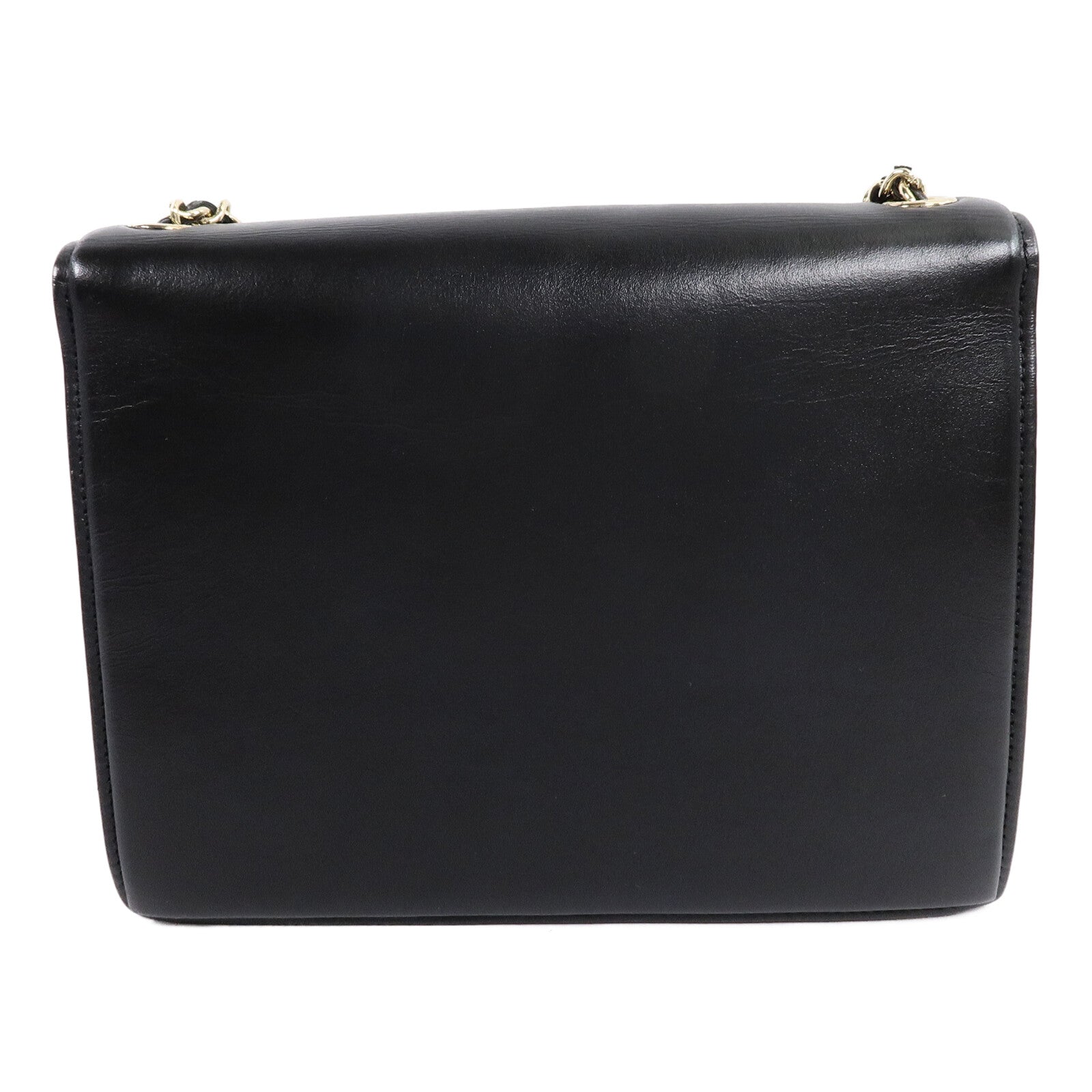 CHANEL 牛皮皮革Square Frame Flap鏈帶肩背袋