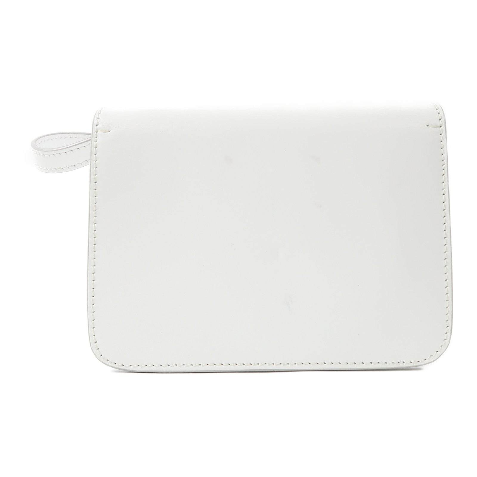 BURBERRY 牛皮皮革Shoulder Bag金扣肩背袋白色