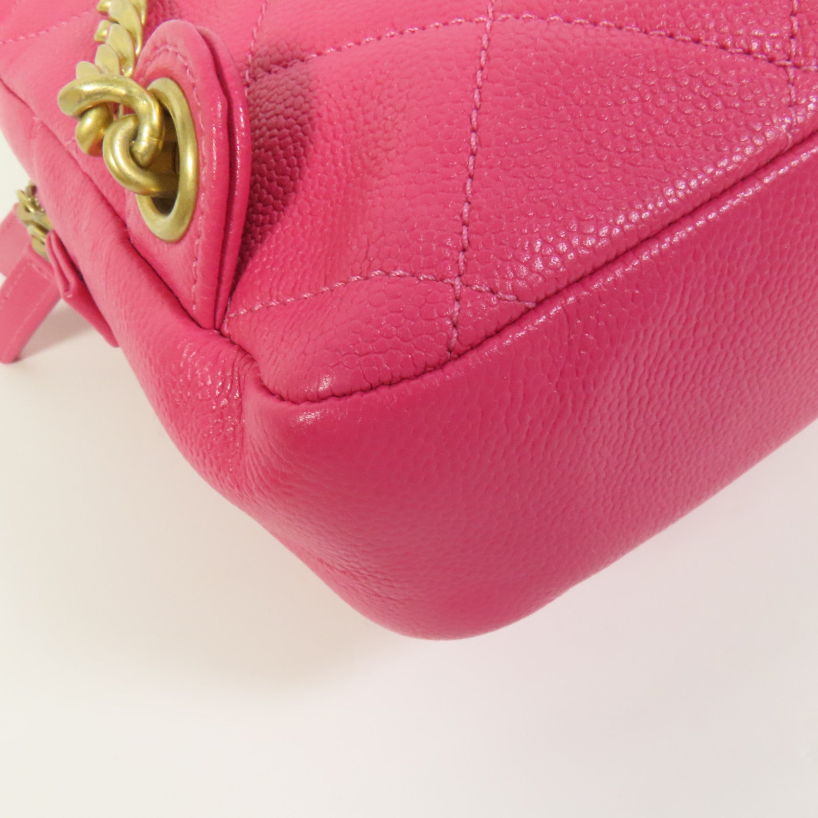 CHANEL 牛皮皮革Melody Backpack金扣背包