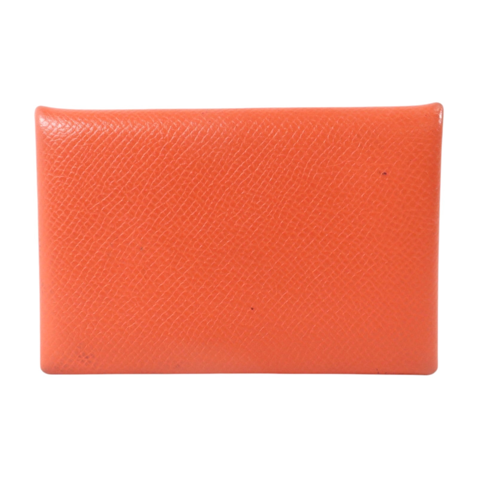 HERMES Epsom皮革Calvi Card Case銀扣卡片套Rose Jaipur