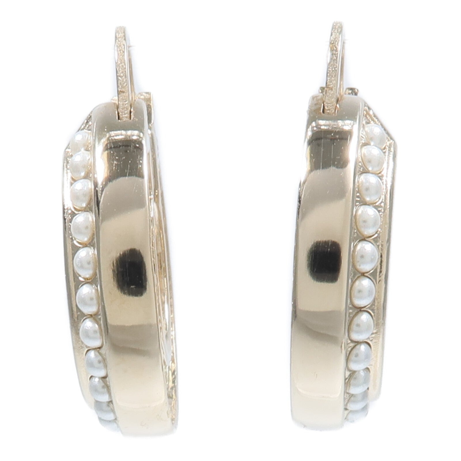 CHANEL 金屬Hoop Earrings耳環