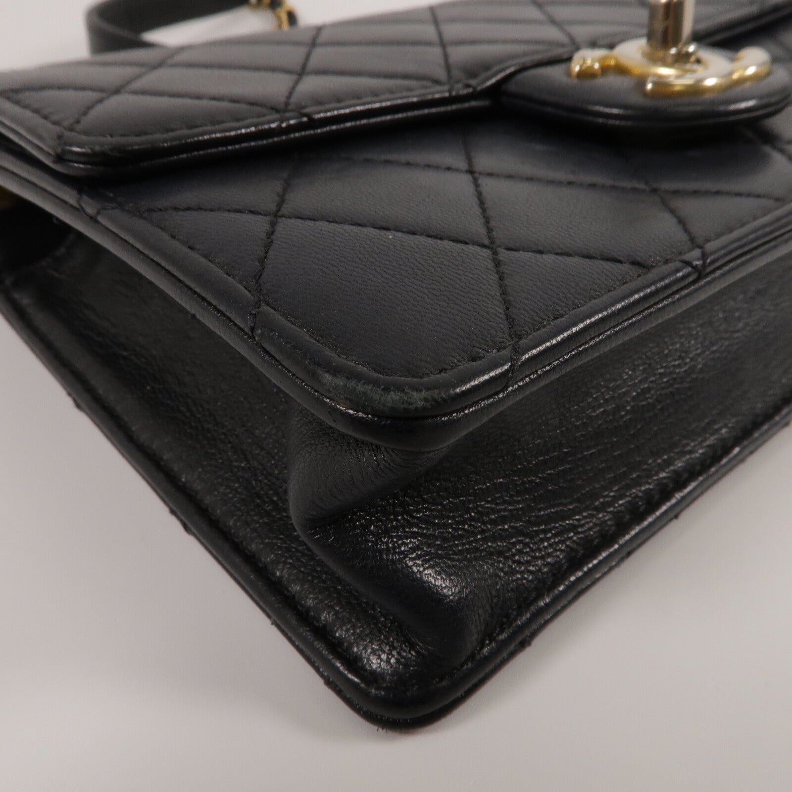 CHANEL 羊皮皮革Chain Shoulder鏈帶肩背袋